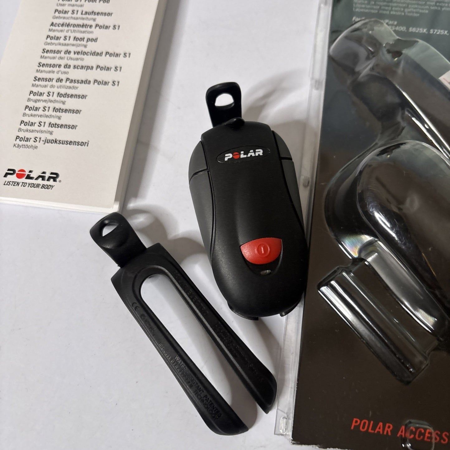 Polar S1 Foot Pod & Extra Holder Fork RS400 RS300X RS200 FT60 FT80