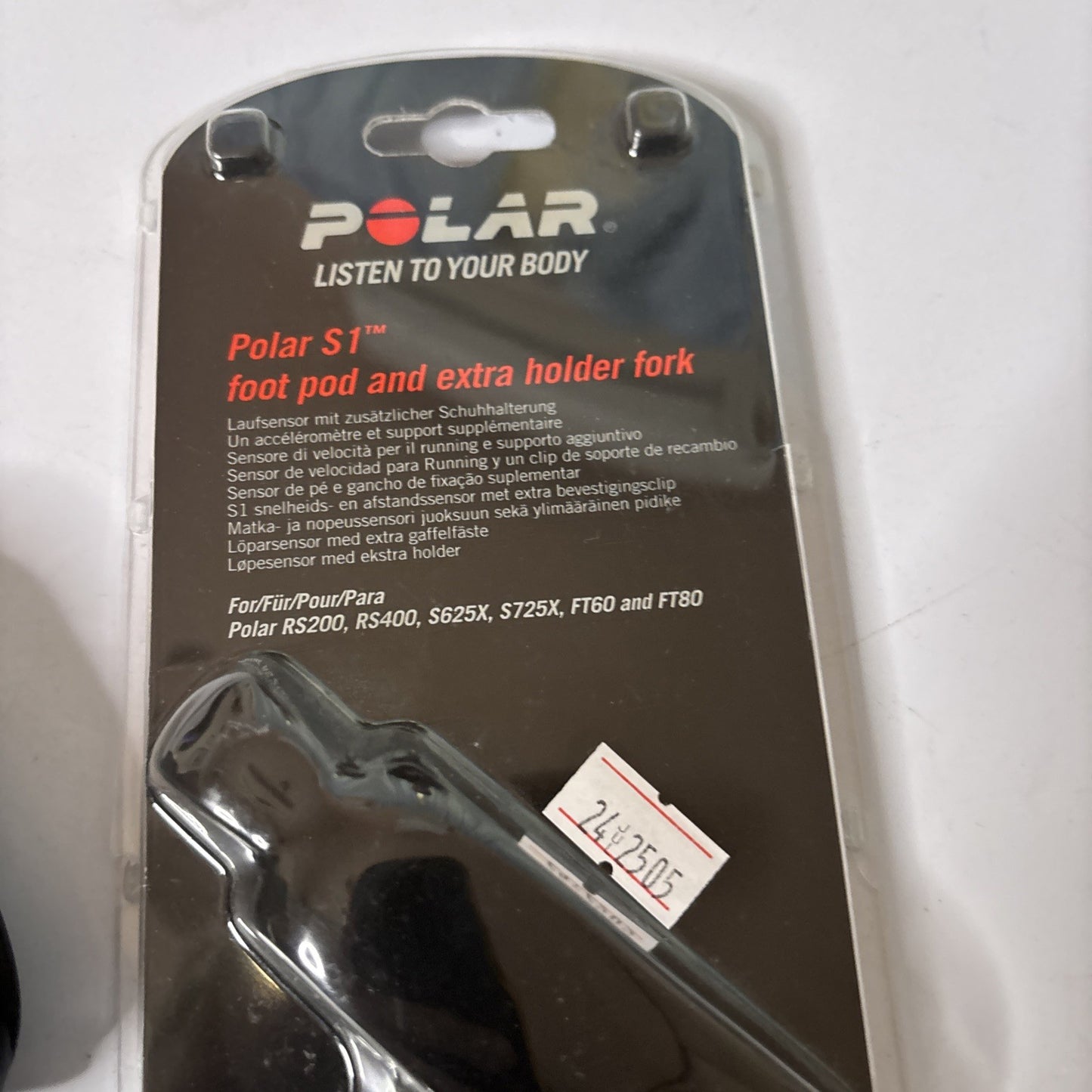 Polar S1 Foot Pod & Extra Holder Fork RS400 RS300X RS200 FT60 FT80