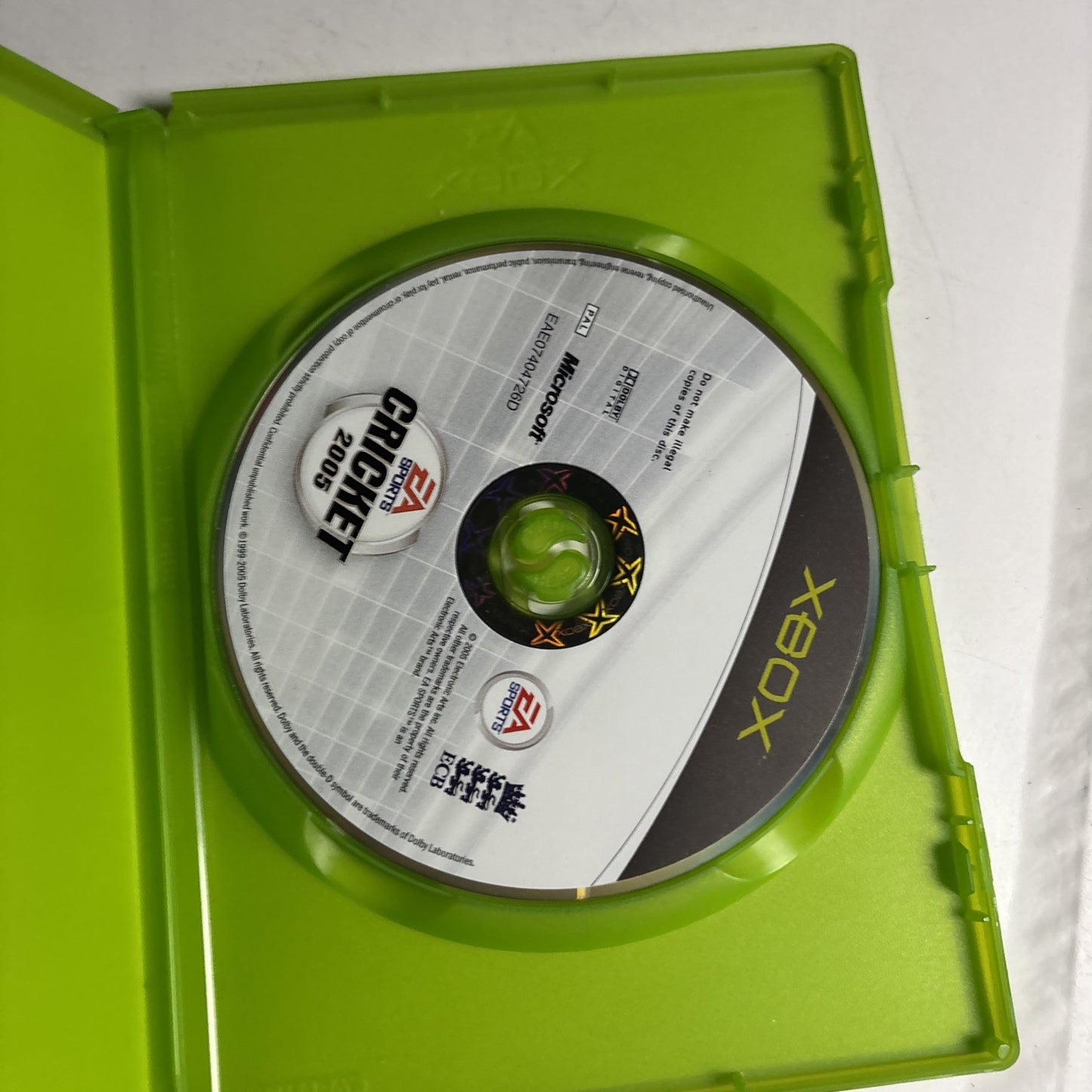 Cricket 2005 Microsoft Xbox Game PAL EA Sports