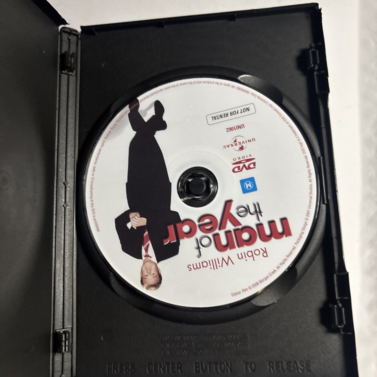 Man of the Year (DVD, 2006) Robin Williams Region 4