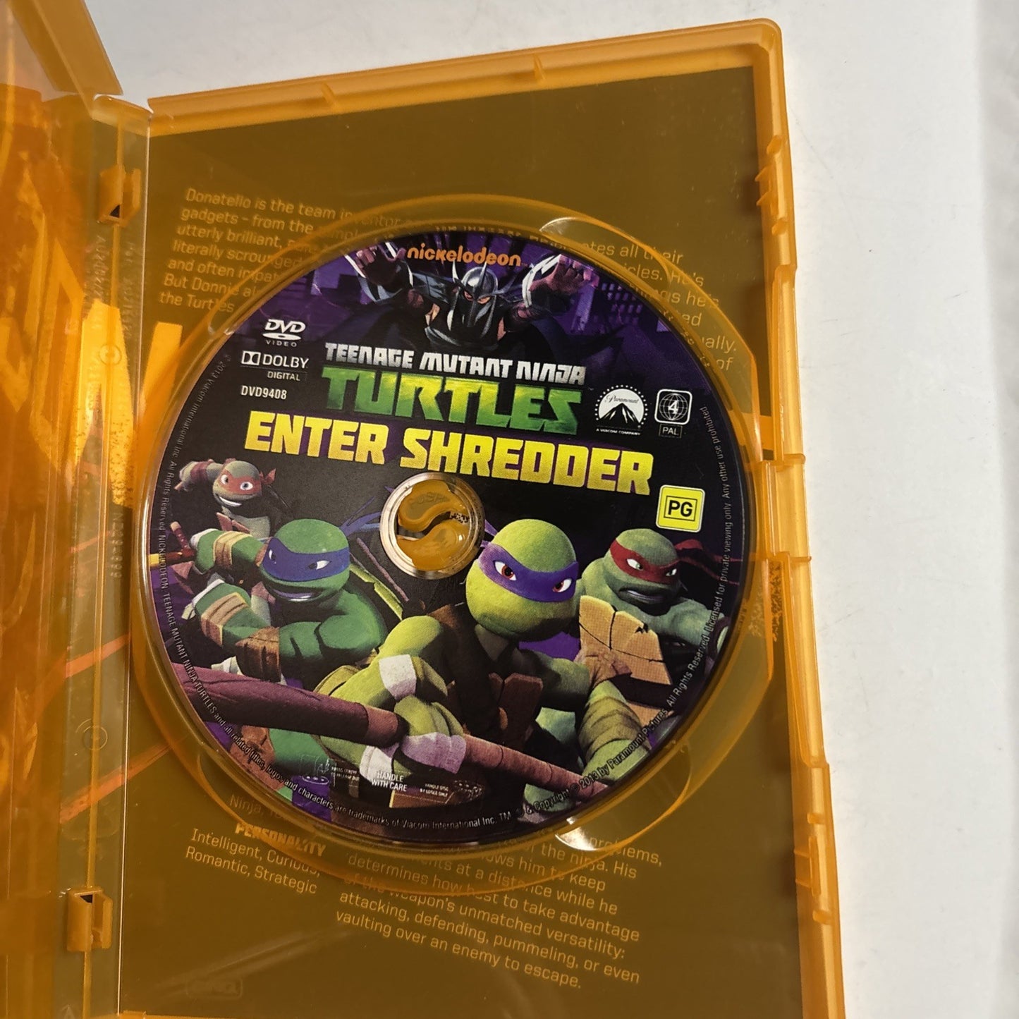 Teenage Mutant Ninja Turtles - Enter Shredder (DVD, 1987) Region 4