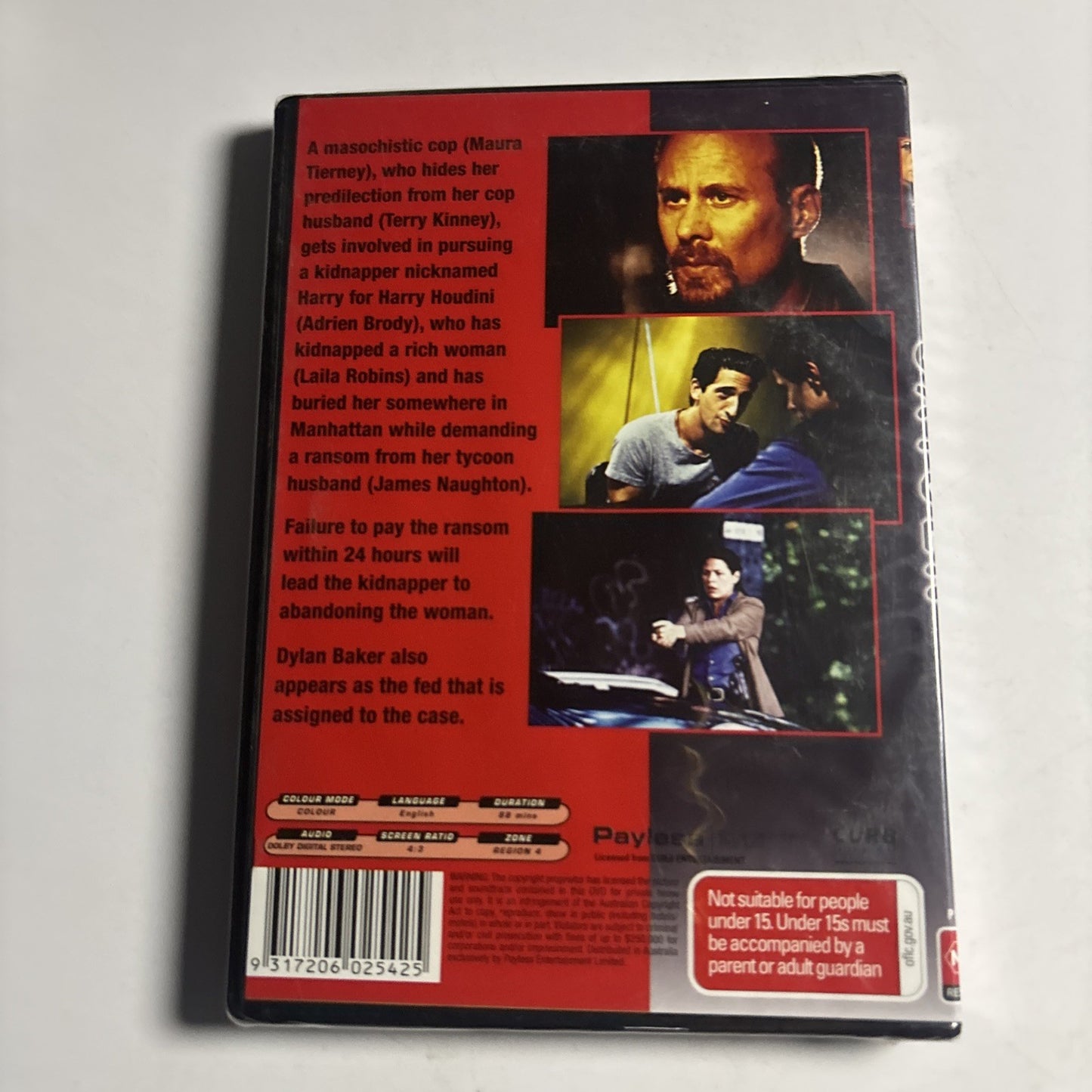 Oxygen (DVD, 1999) Adrien Brody, Maura Tierney Region 4 NEW