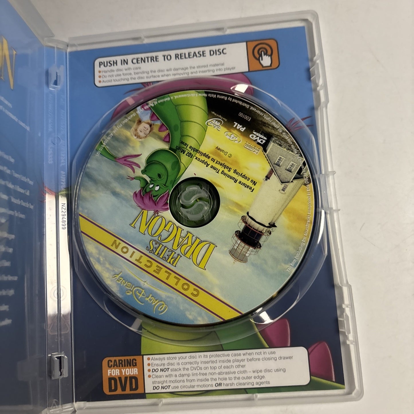 Pete's Dragon (DVD, 1977) Disney Mickey Rooney Region 4