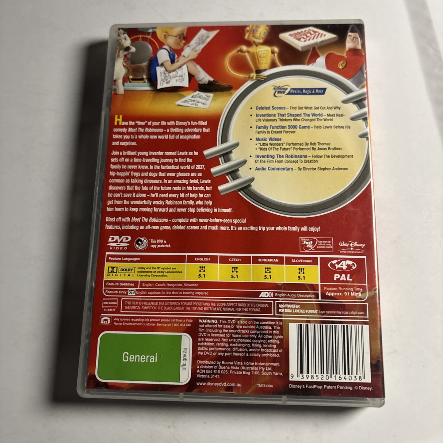 Meet the Robinsons (DVD, 2007) Disney Region 4 NEW