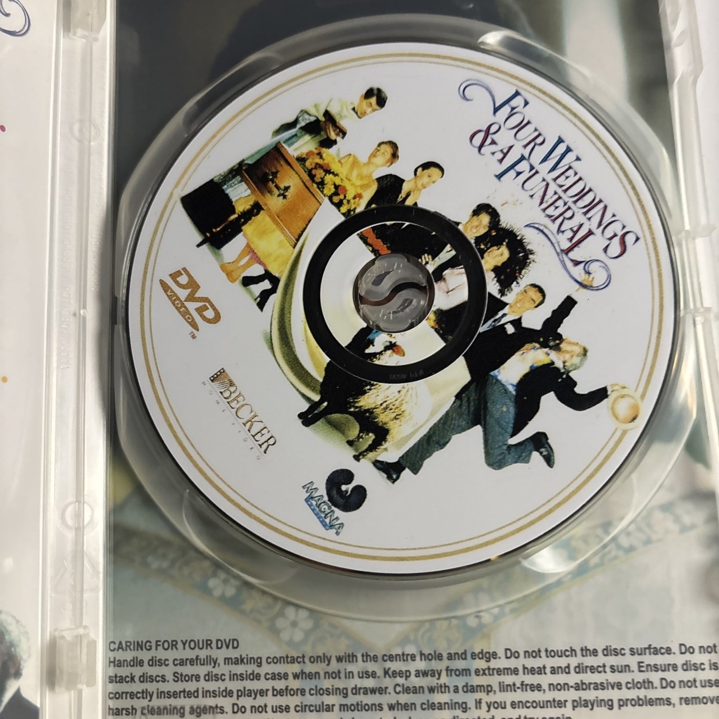 Four Weddings and a Funeral (DVD, 1993) Hugh Grant, Andie MacDowell Region 4