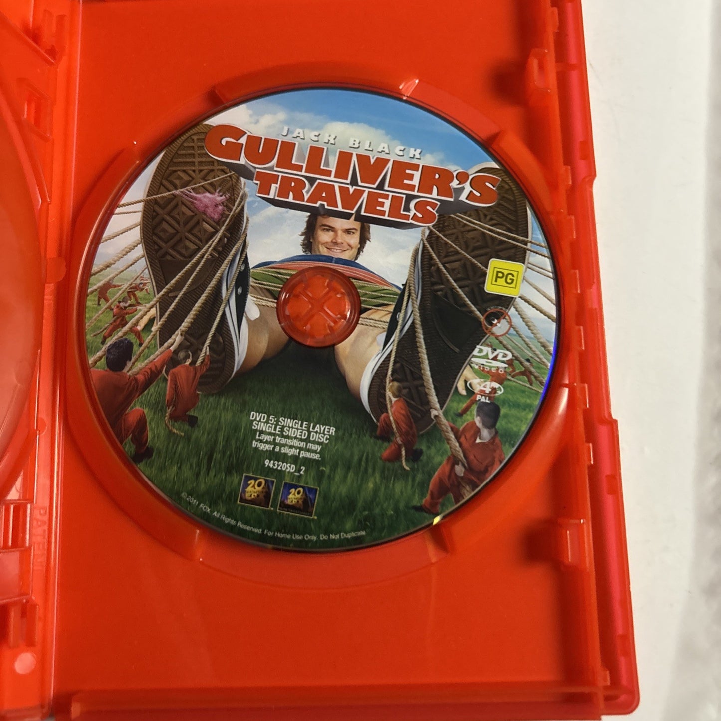 Gulliver's Travels (DVD, 2010) Jack Black Region 4