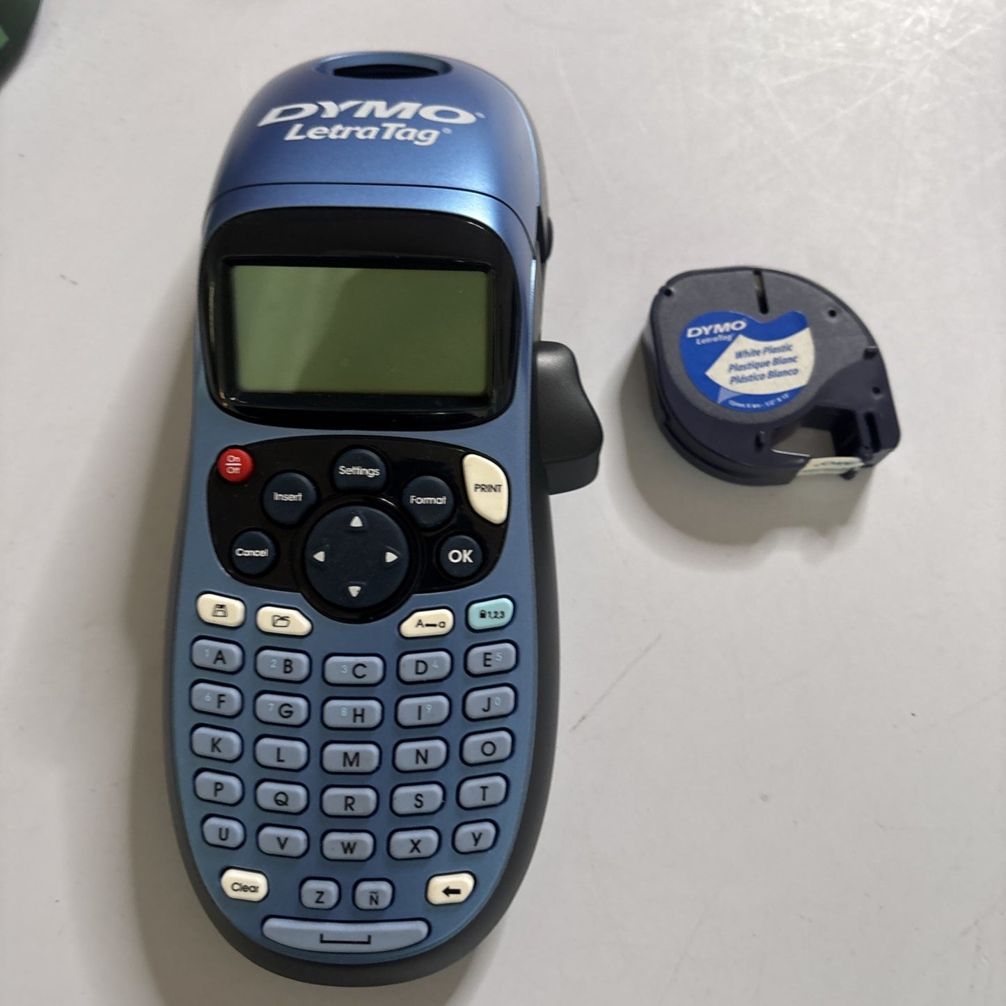 Dymo Letratag LT-100H Label Maker Handheld Blue
