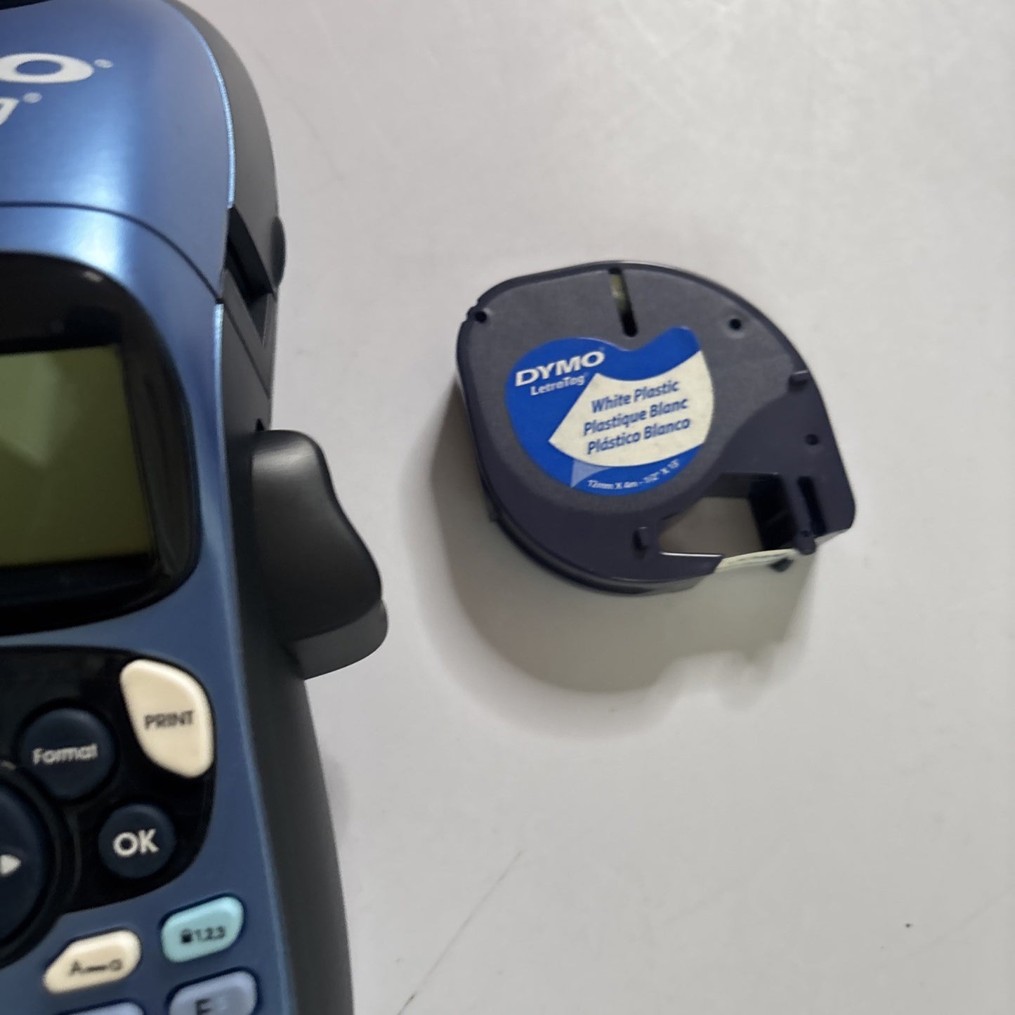 Dymo Letratag LT-100H Label Maker Handheld Blue