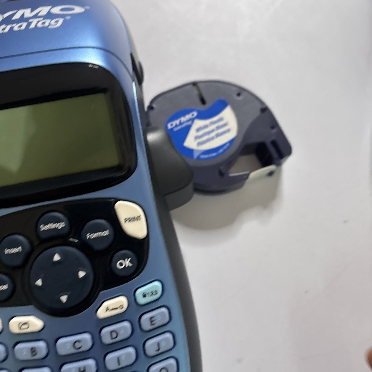 Dymo Letratag LT-100H Label Maker Handheld Blue