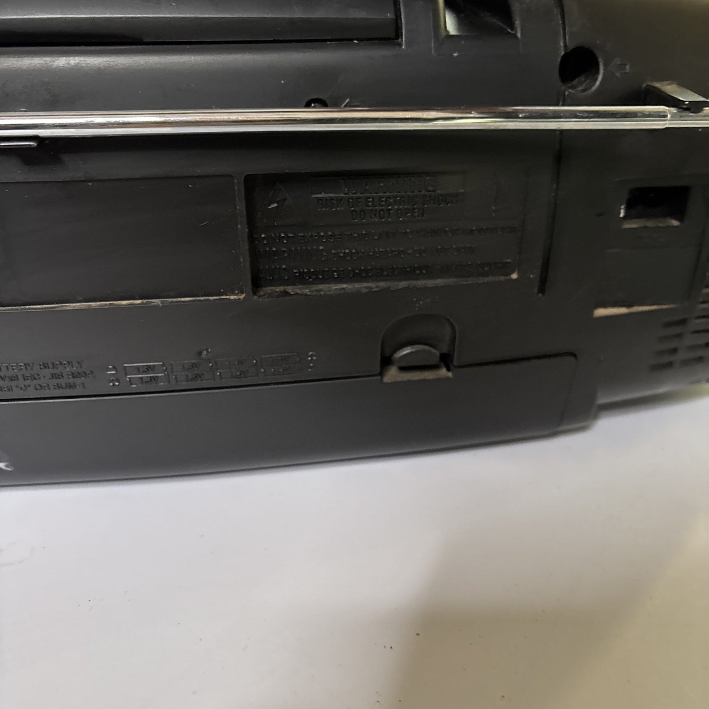 General Electric GE CD Radio Cassette Recorder Boombox EA3-7032 Dual Cassette