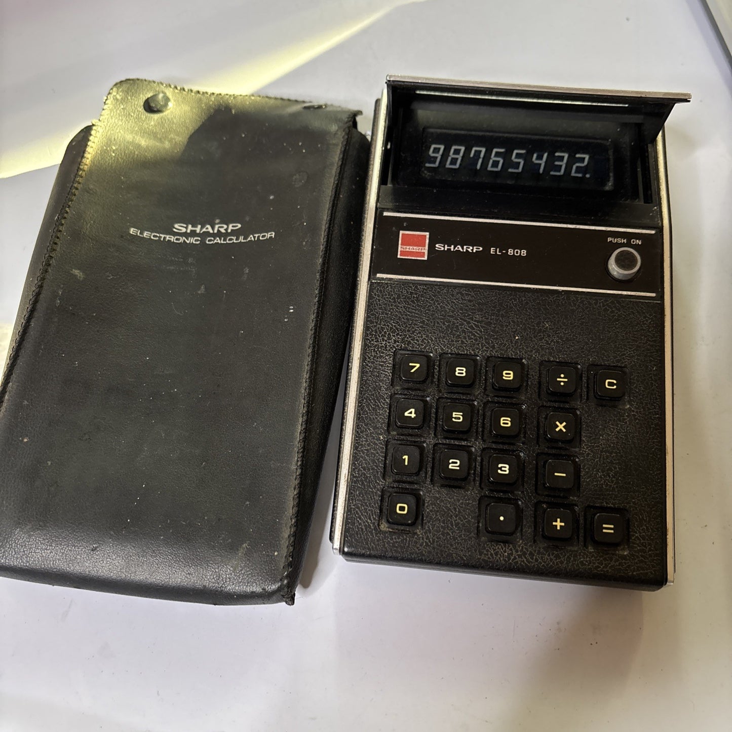 Sharp EL-808 Vintage Calculator