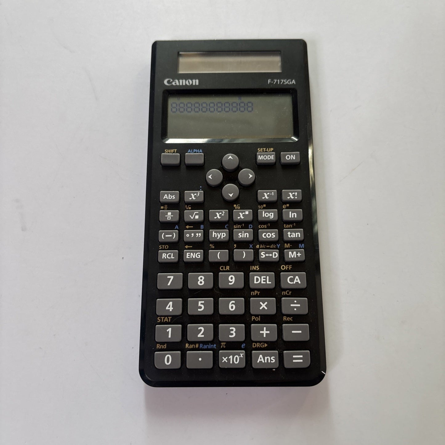 Canon F-717SGA Scientific Calculator Dual Solar Battery Powered
