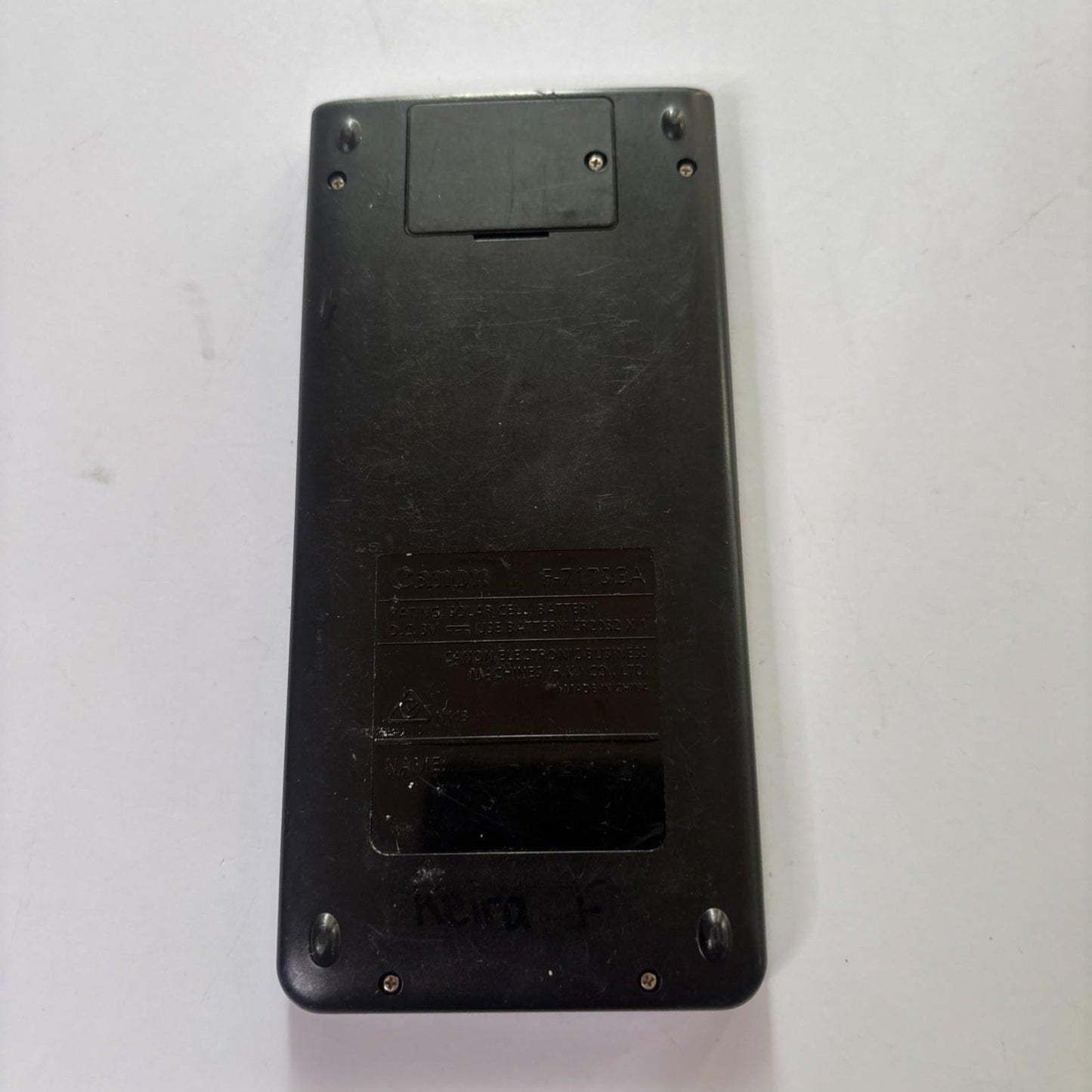 Canon F-717SGA Scientific Calculator Dual Solar Battery Powered