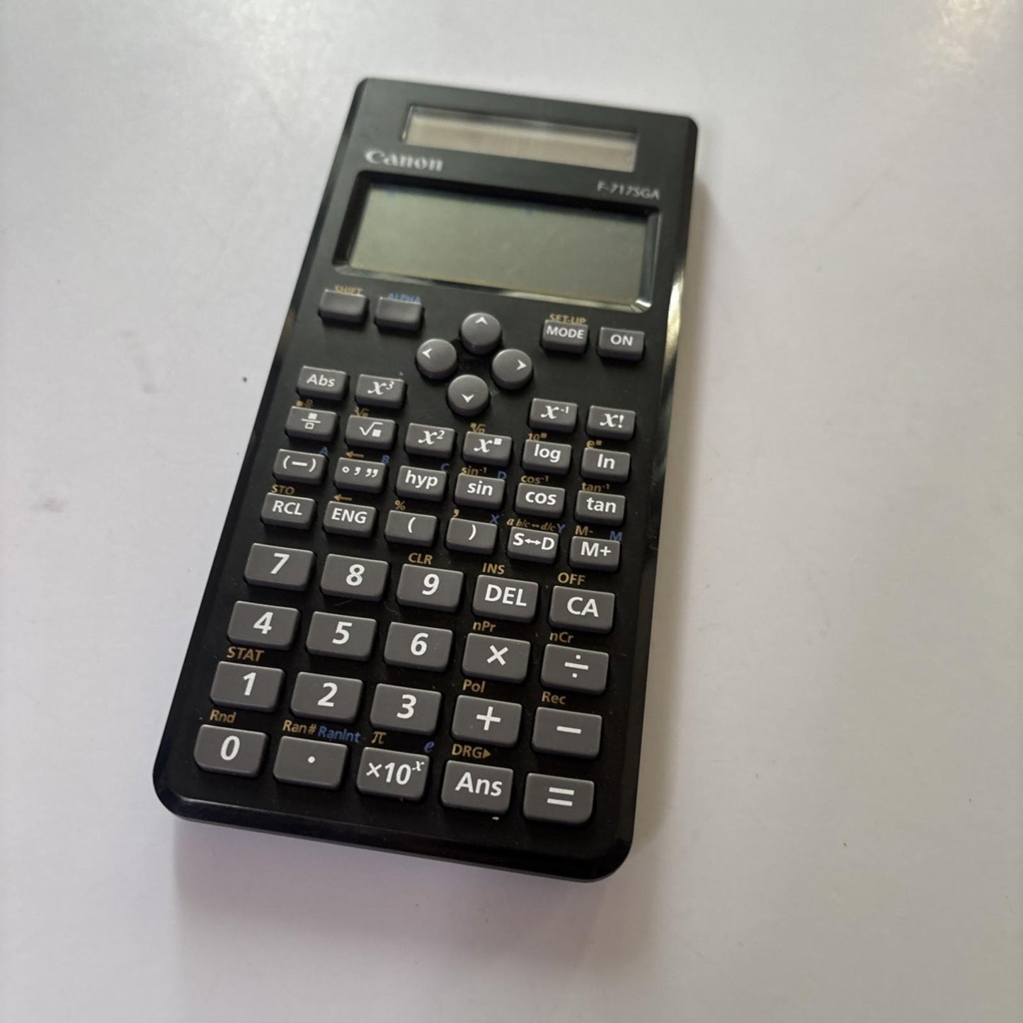 Canon F-717SGA Scientific Calculator Dual Solar Battery Powered