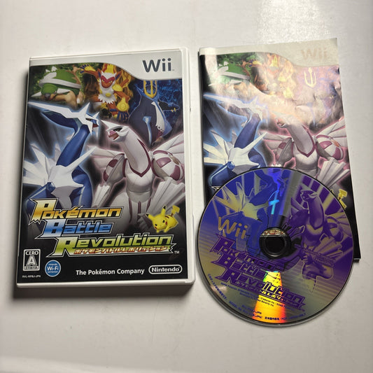 Pokemon Battle Revolution Nintendo Wii NTSC-J JAPAN Game 2007 Complete