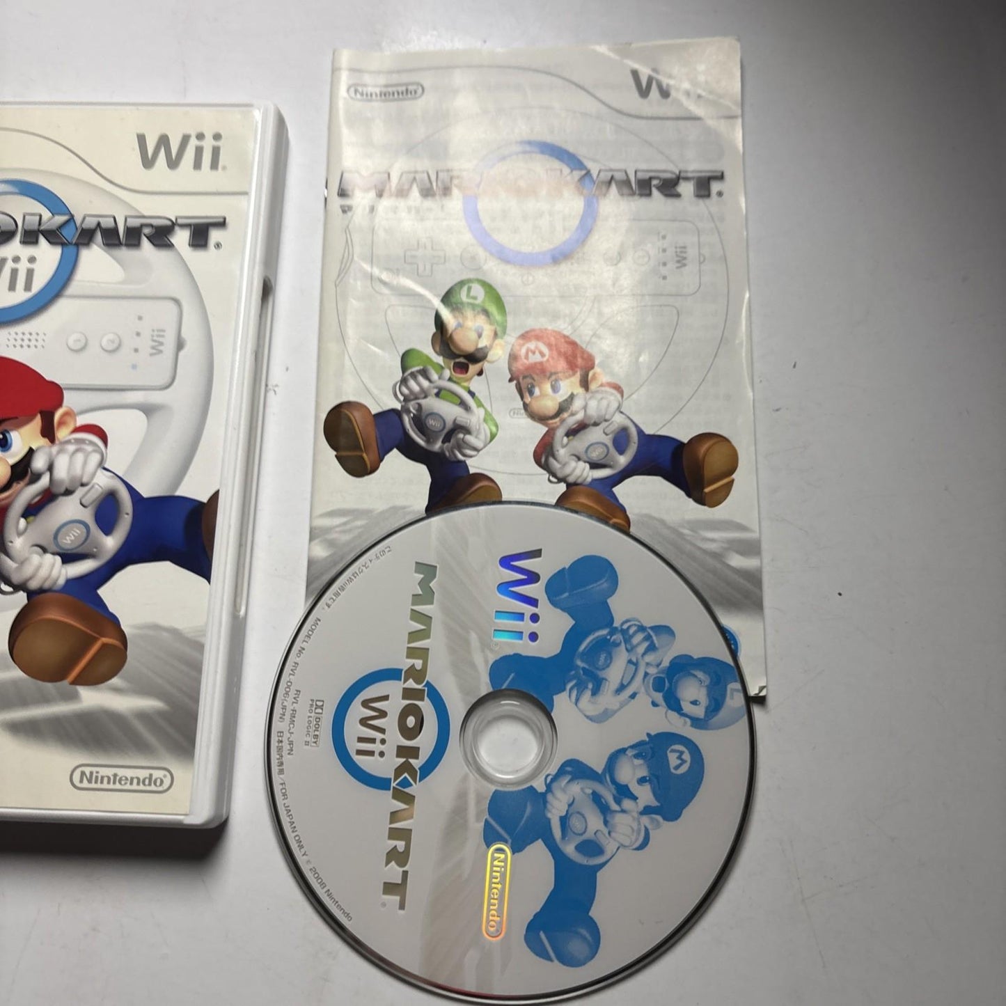 Mario Kart Wii Nintendo Wii NTSC-J JAPAN 2008 Racing Game