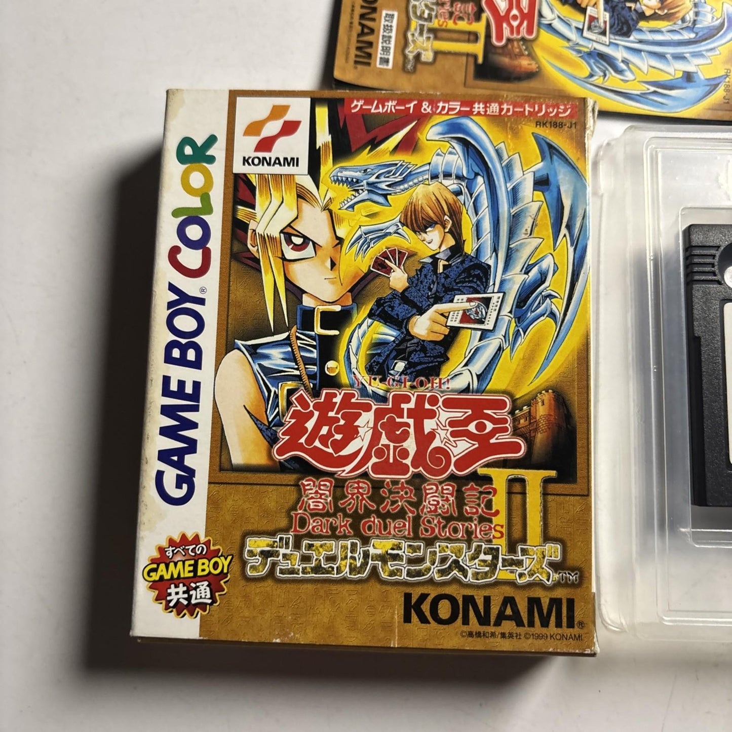 Yu-Gi-Oh Dark Duel Stories II GBC Nintendo Gameboy Color JAPAN Game Complete