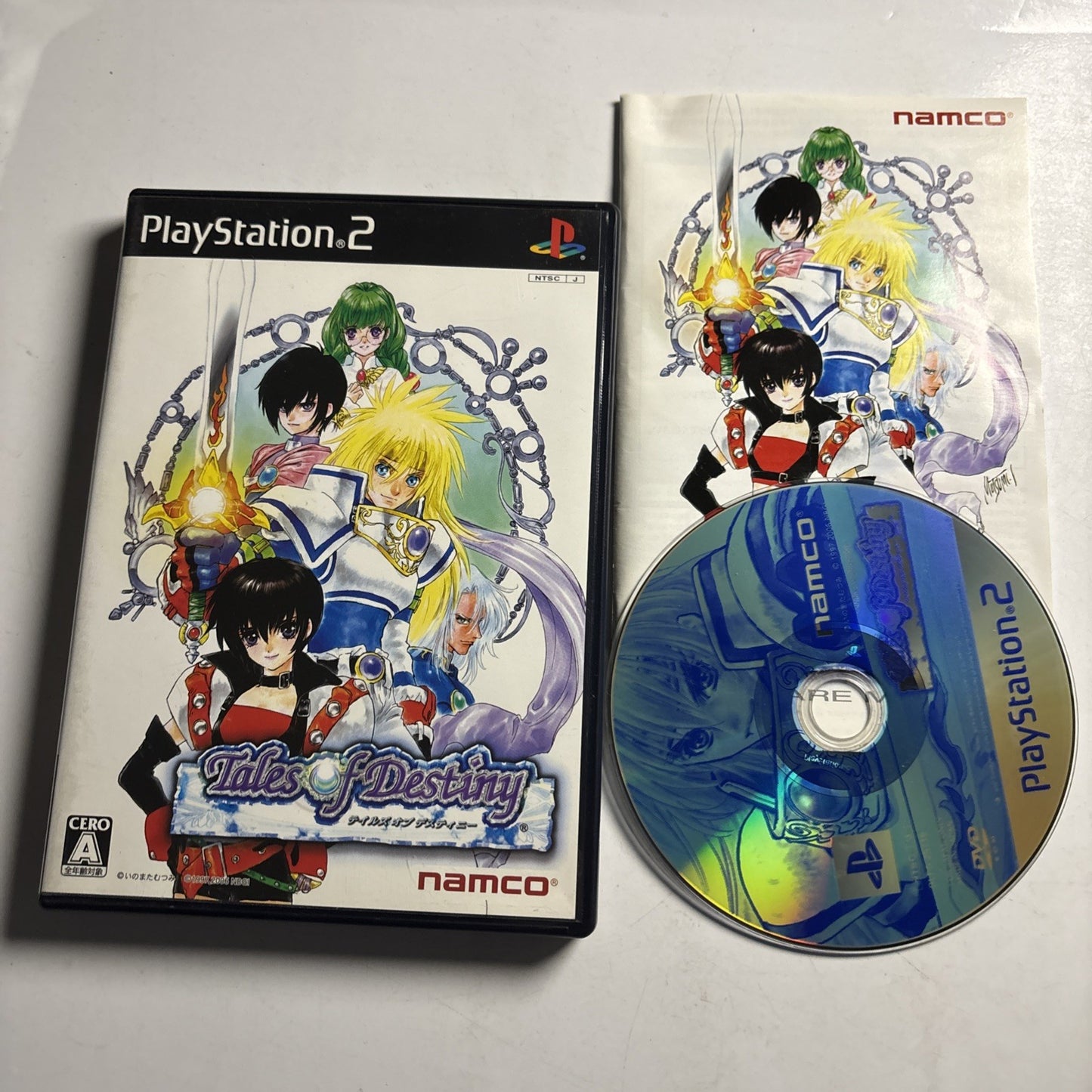 Tales of Destiny PS2 Sony PlayStation NTSC-J JAPAN Game Complete