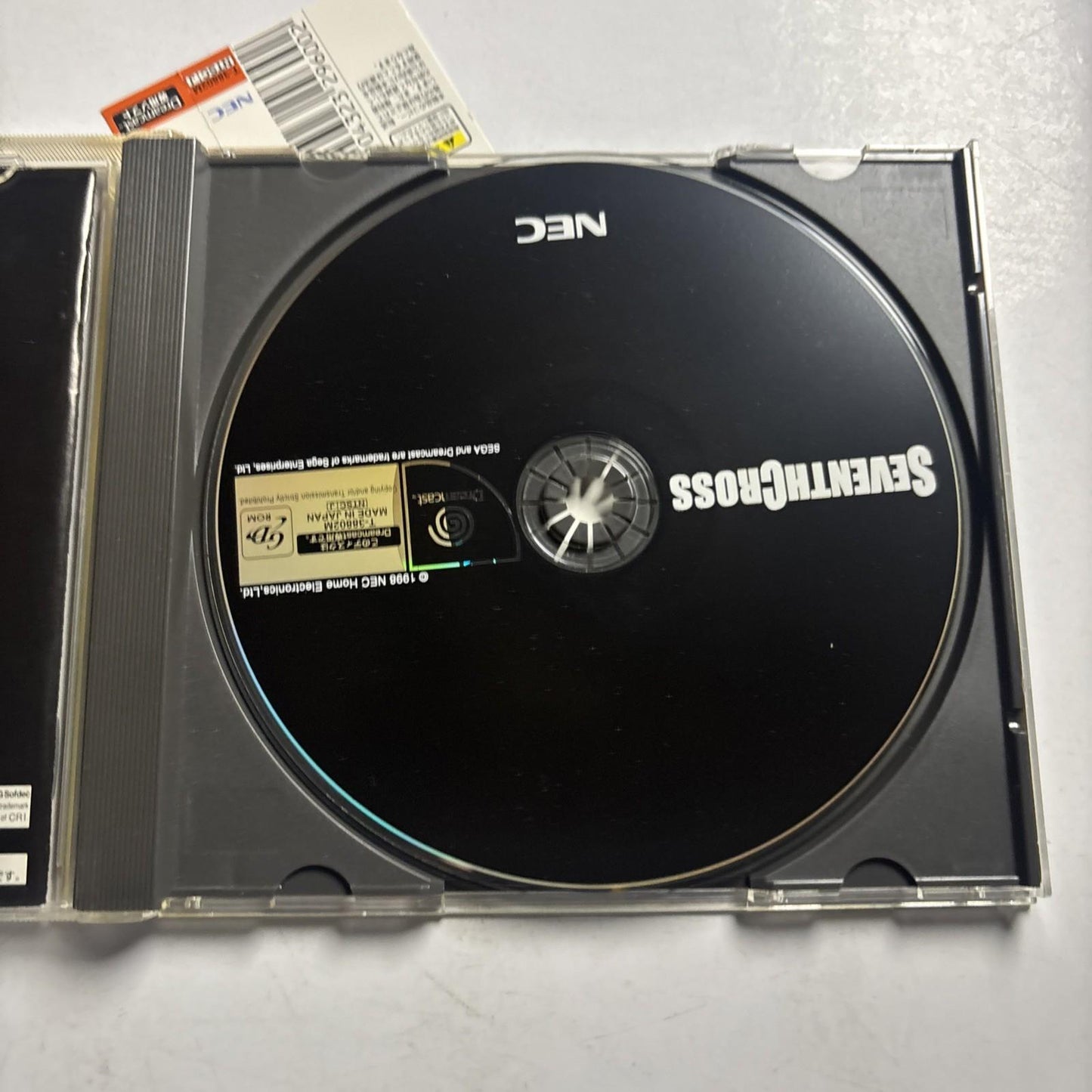 Seventh Cross 1998 DC Sega Dreamcast NTSC-J JAPAN Game Obi Complete