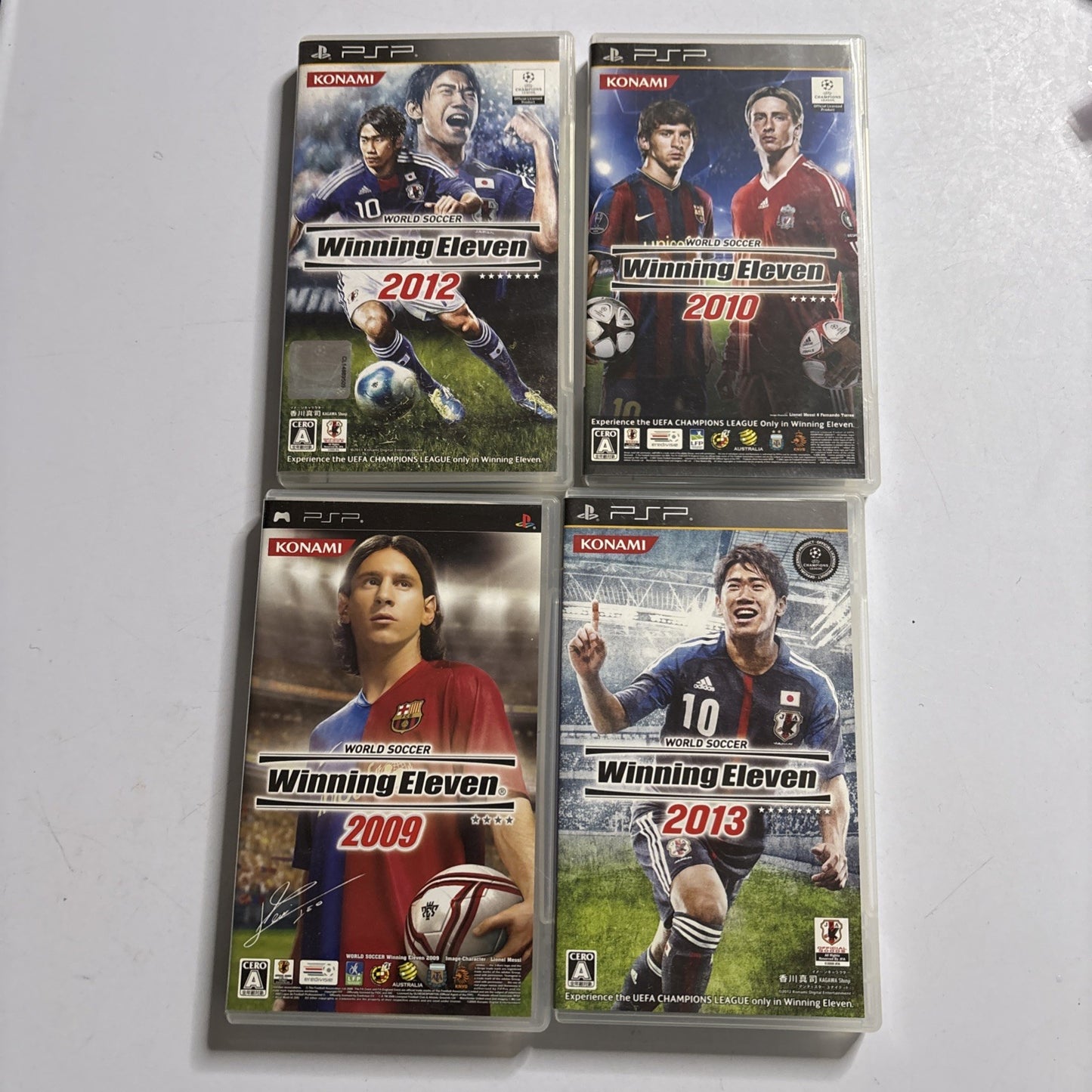 World Soccer Winning Eleven 2009 2010 2012 2013 Sony PSP JAPAN PES Football Game