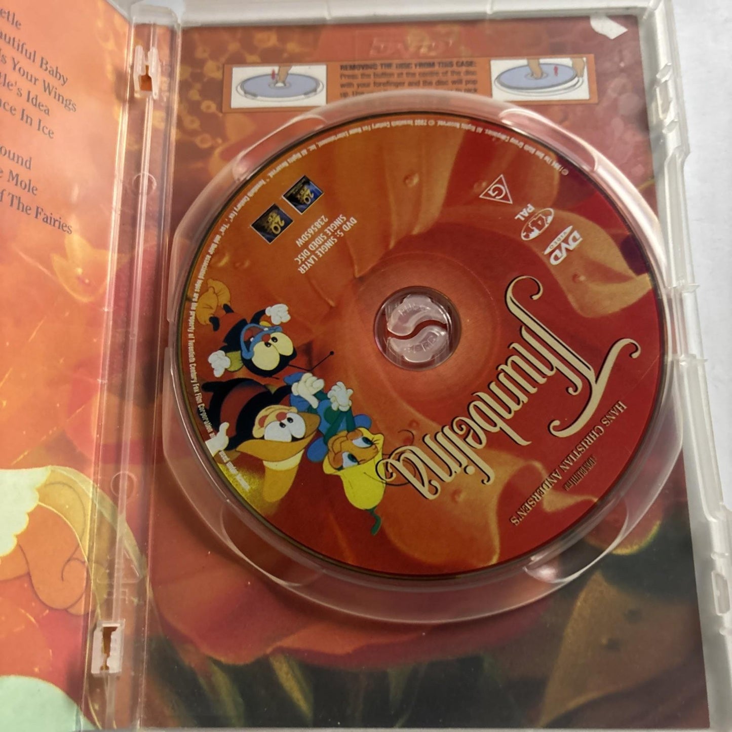 Thumbelina (DVD, 1994) Animation Jodi Benson, Gary Imhoff Region 4