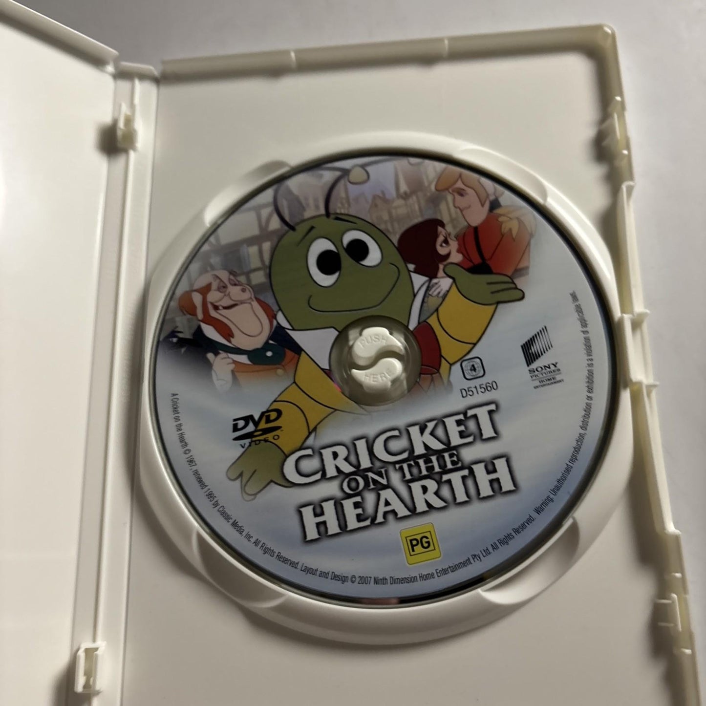 Cricket On The Hearth (DVD, 1967) Animation Charles Dickens Classic Region 4