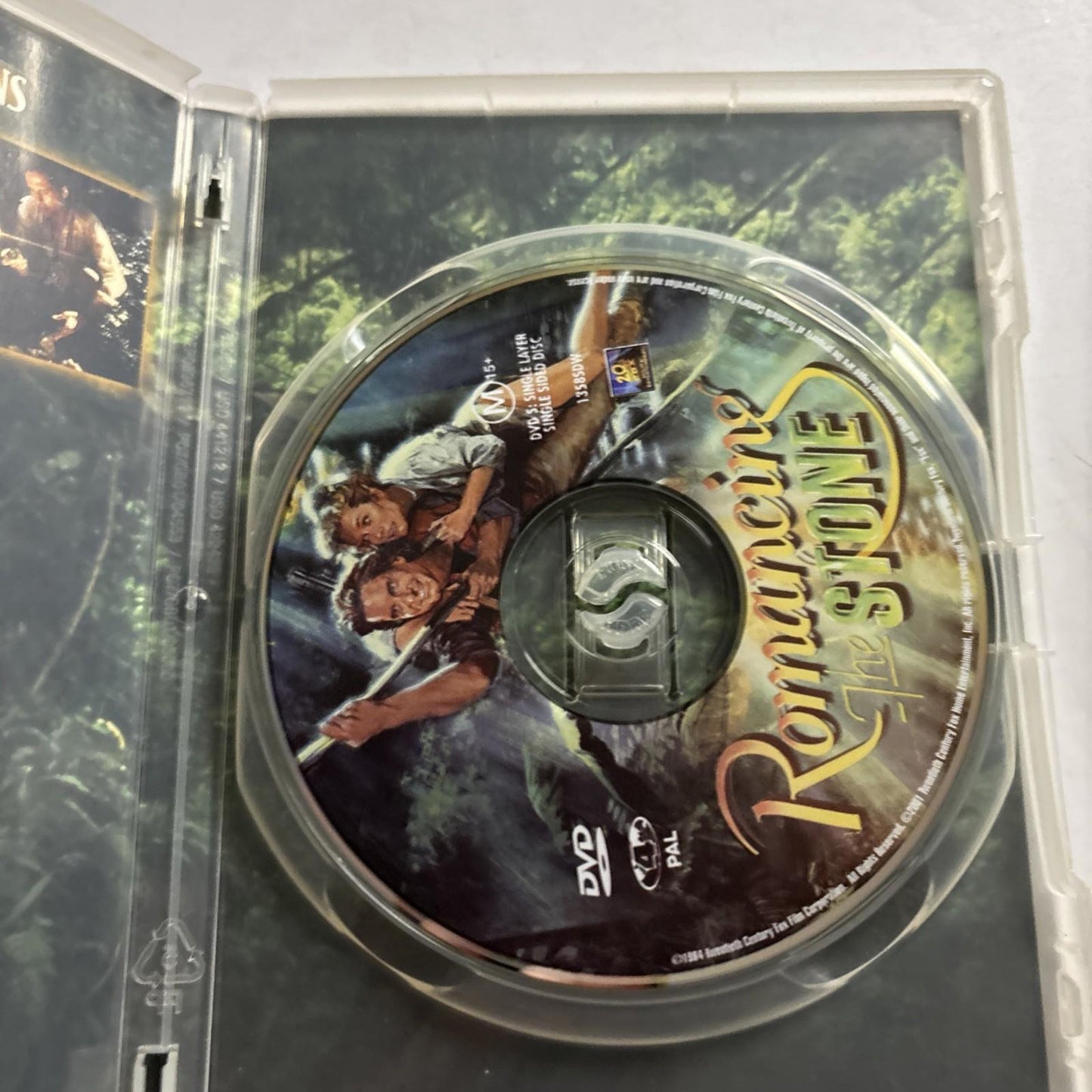 Romancing The Stone (DVD, 1984) Michael Douglas, Kathleen Turner Region 4