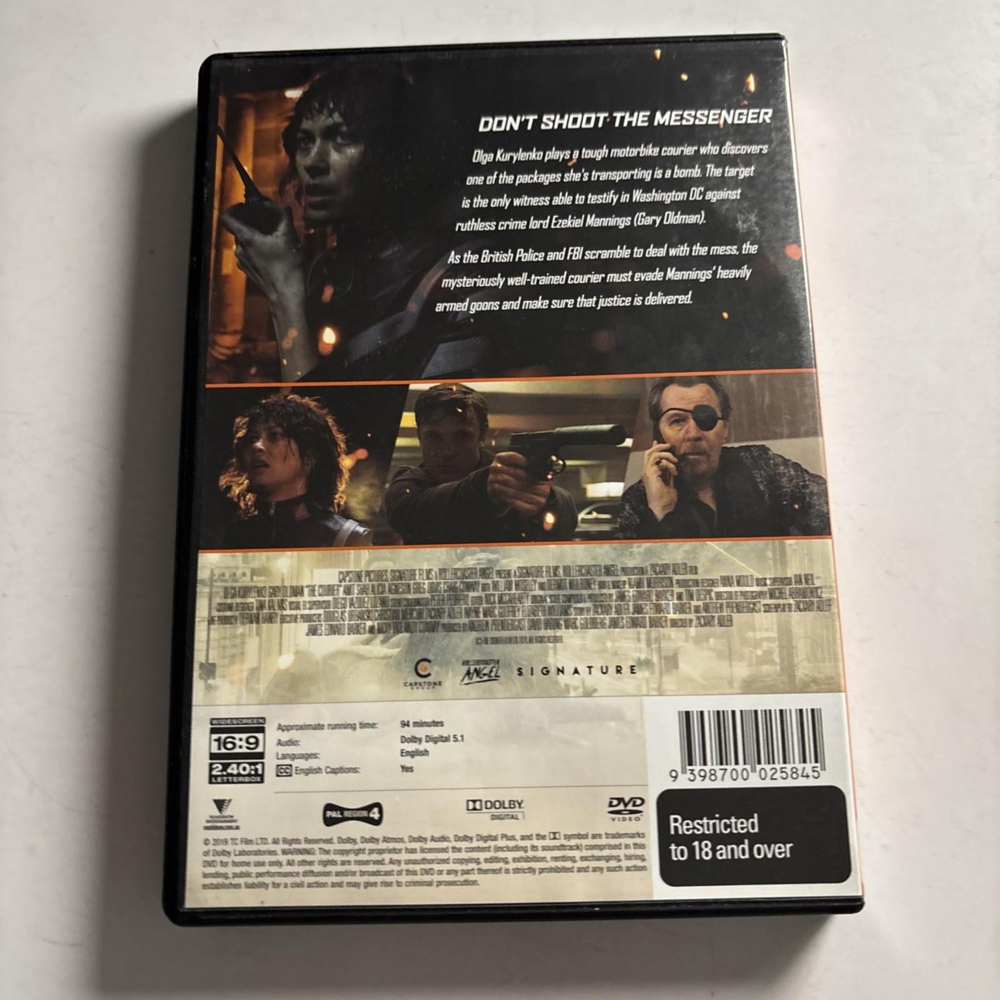The Courier (DVD, 2019) Gary Oldman Region 4 NEW