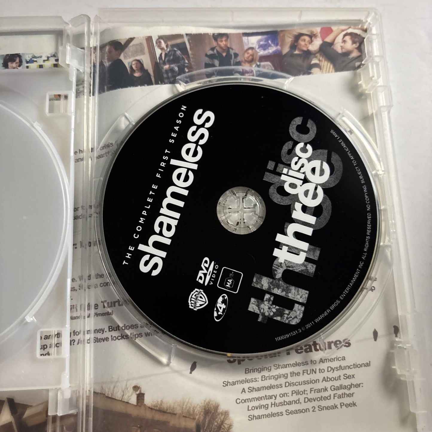 Shameless : Season 1 (DVD, 2011) William H. Macy Region 4