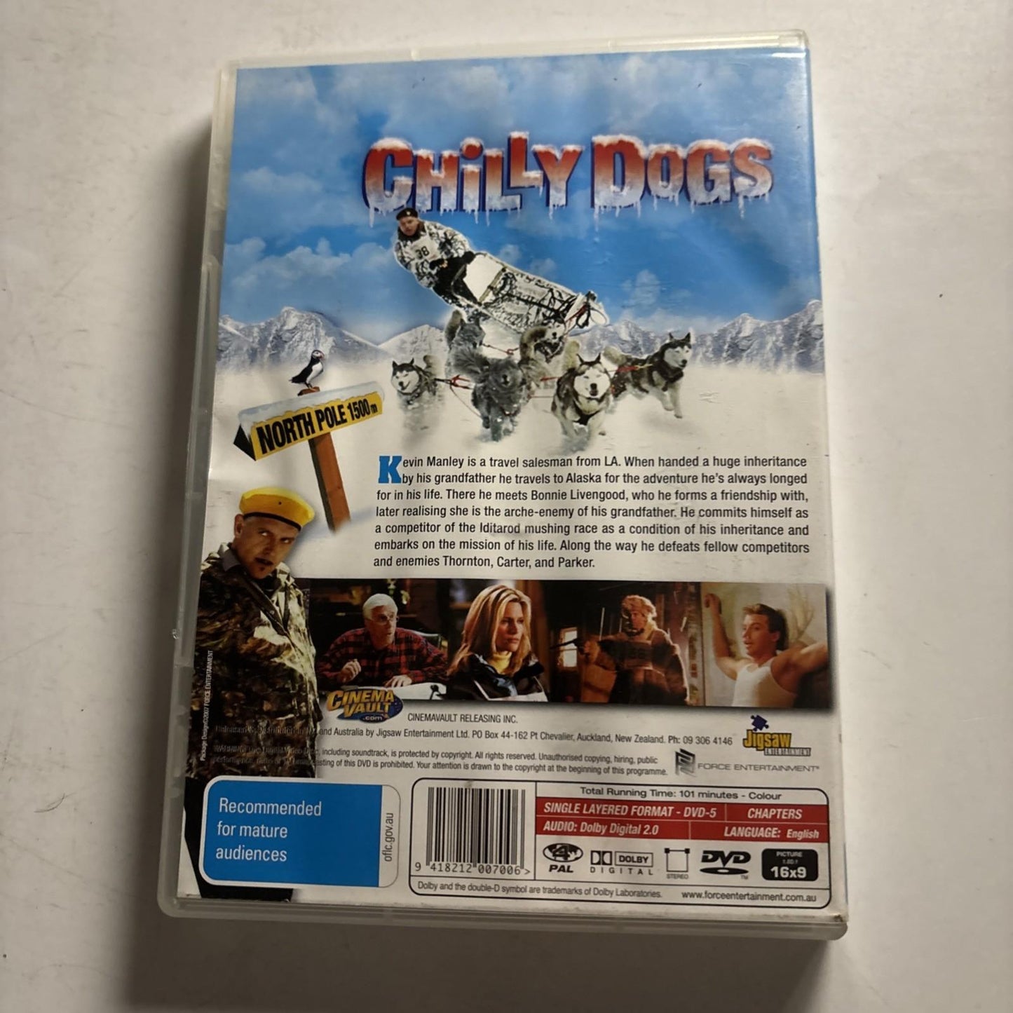 Chilly Dogs (DVD, 2009) Skeet Ulrich, Leslie Nielson Region 4