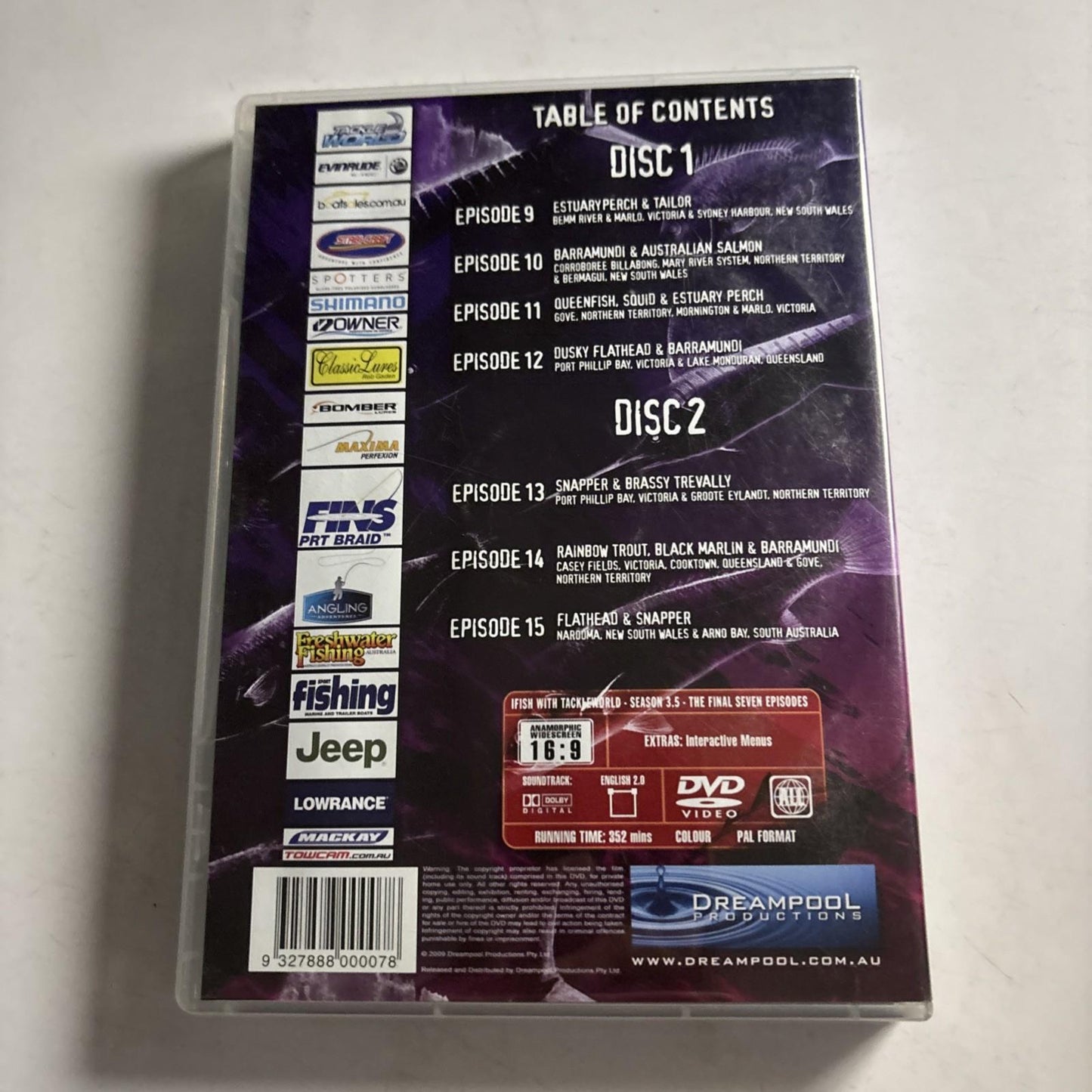 iFish Season 3.5 The Final Seven One Hour Episodes DVD Paul Worsteling