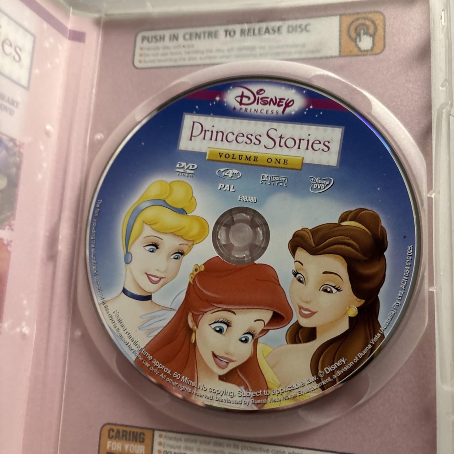 Disney Princess Stories: A Gift From The Heart Vol 1 (DVD, 2005) Region 4