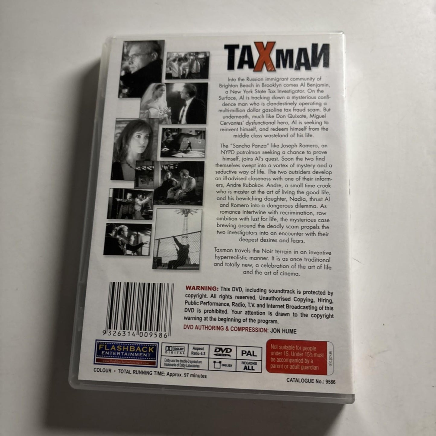Taxman (DVD, 1999) Joe Pantoliano, Robert Townsend All Regions NEW