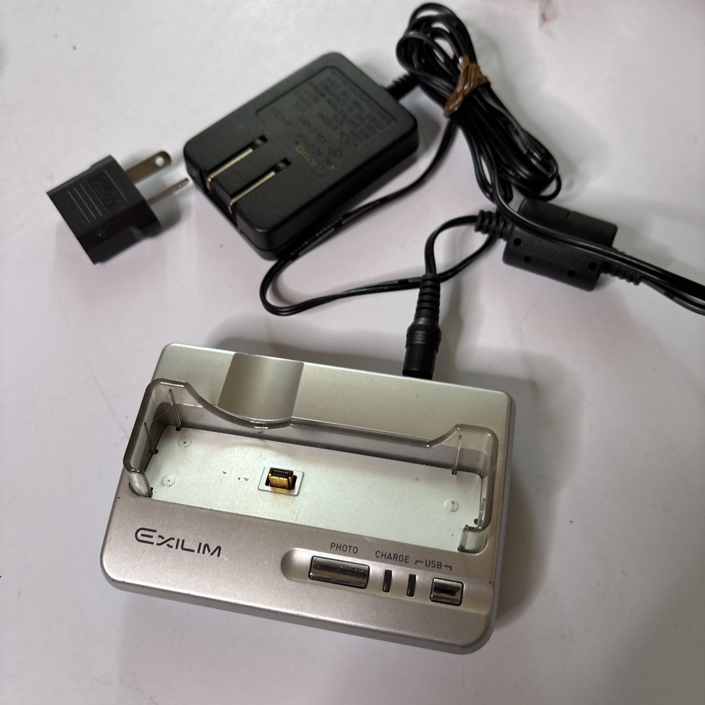Genuine Casio Exilim Camera Charger USB Cradle CA-24 *USB Cable Not Included*