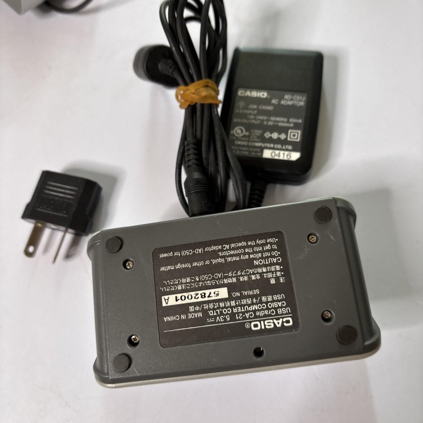 Casio Exilim Camera Charger USB Cradle CA-21 *USB Cable Not Included*