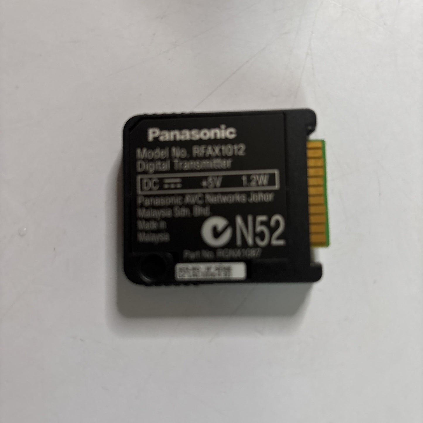 Panasonic Digital Transmitter RFAX1012 For Bluray Player