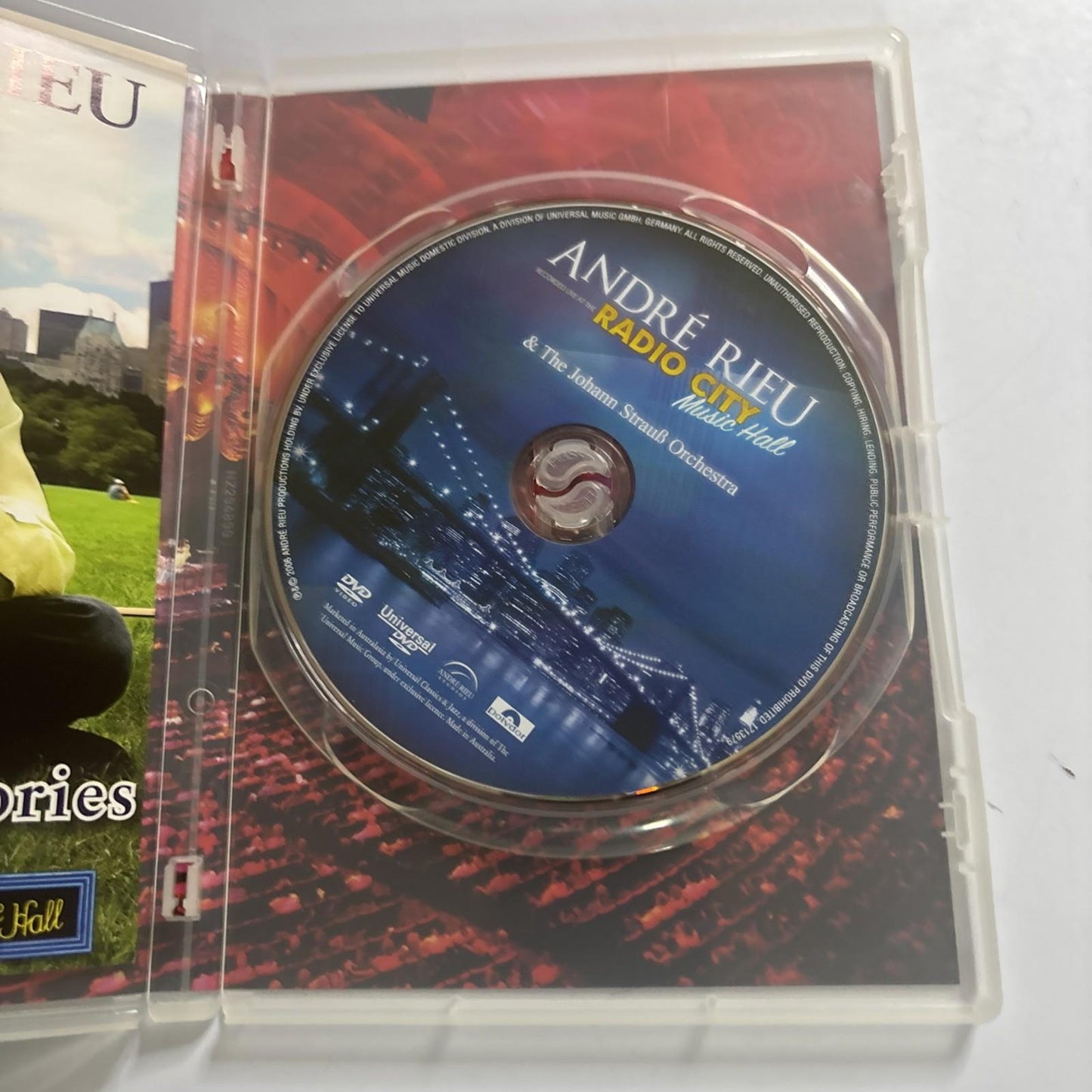 André Rieu - Live in New York (DVD, 2006) All Regions