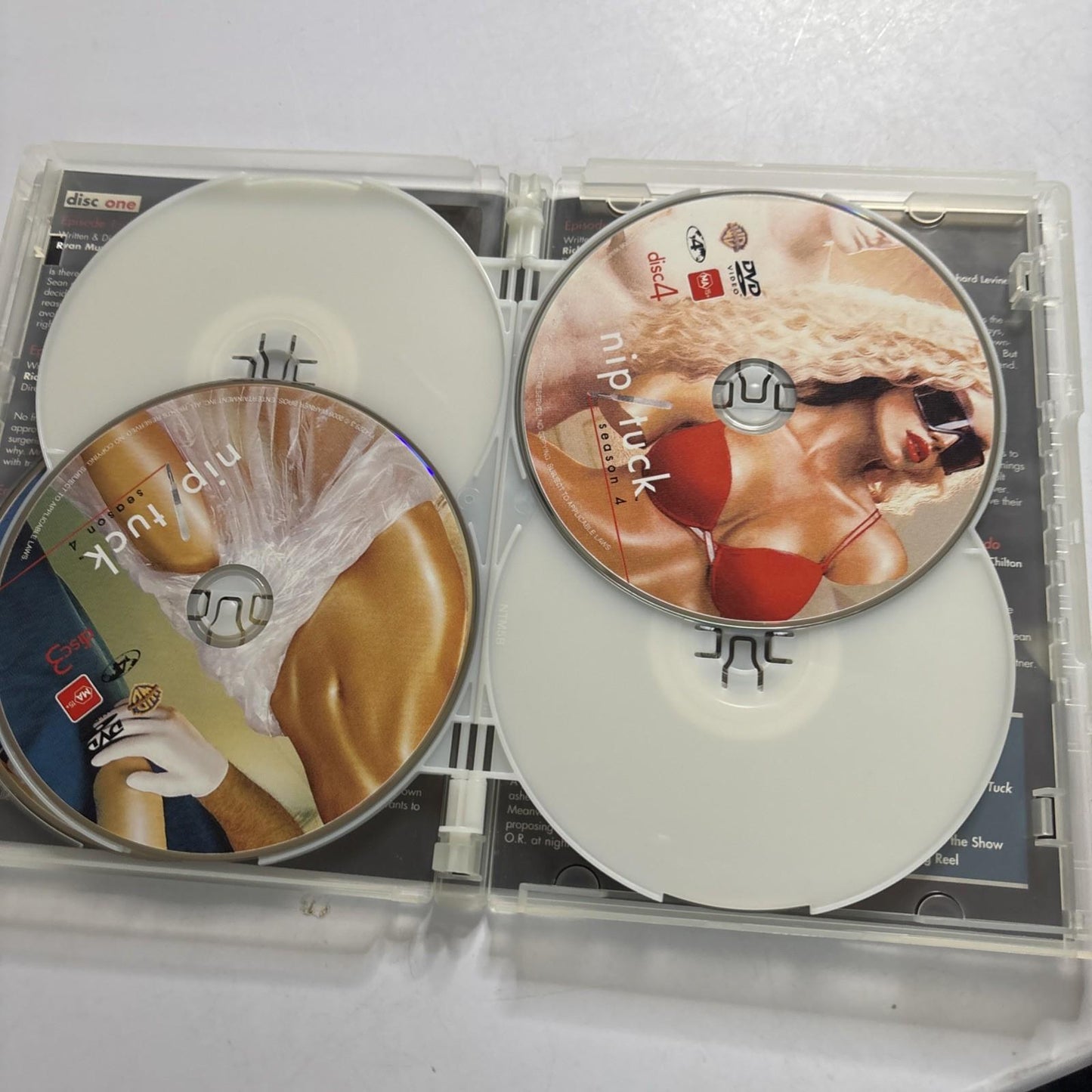 Nip/Tuck - Season 4 (DVD, 2006) Region 4 Dylan Walsh, Julian McMahon