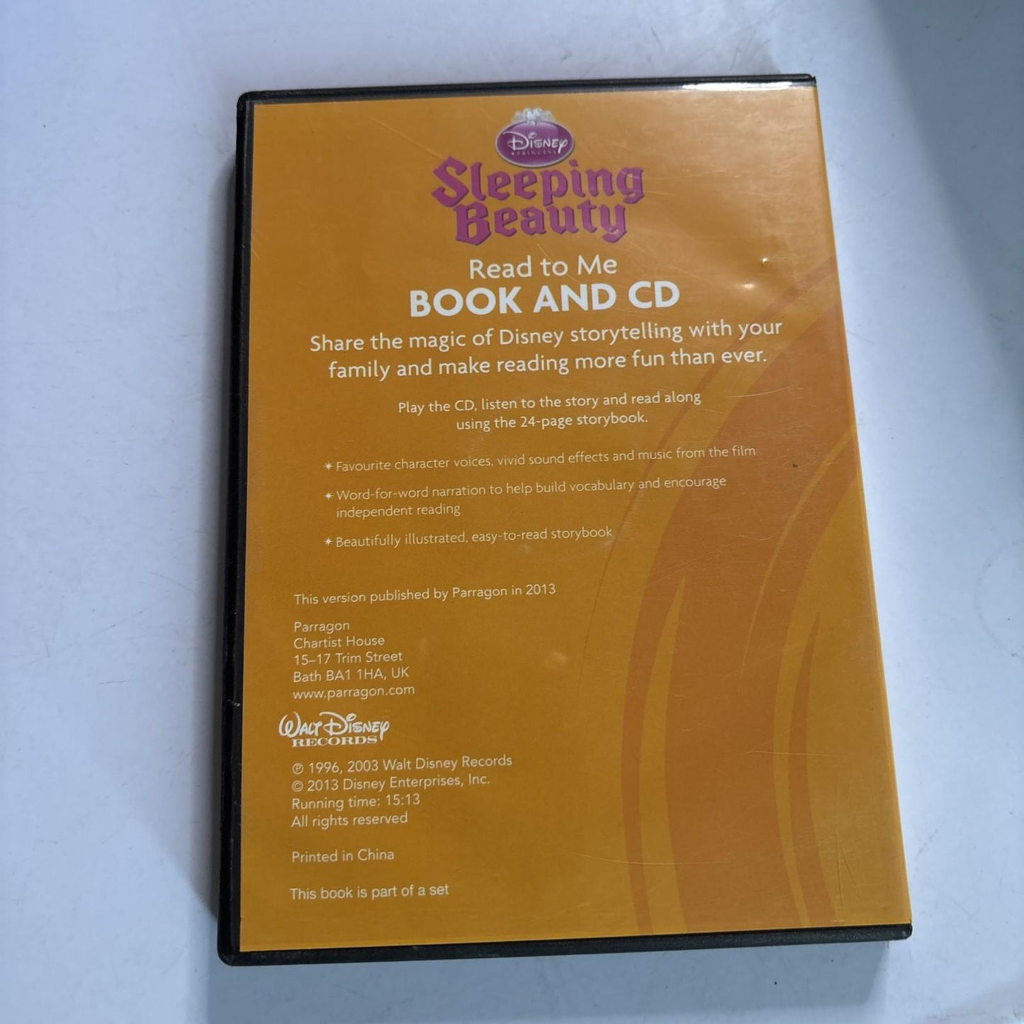 Disney Sleeping Beauty – Read to Me Book & CD | Original Movie Voices NEW
