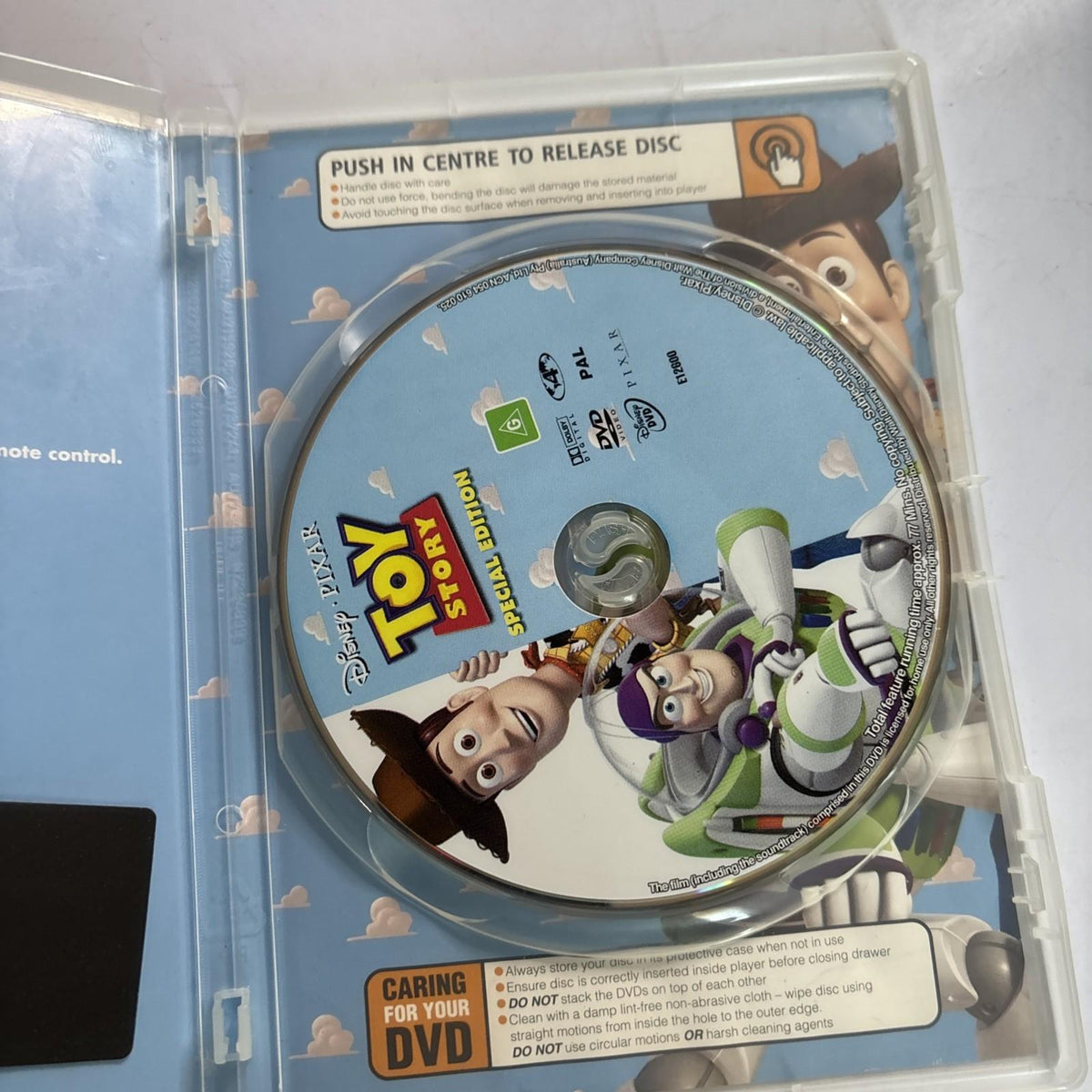Toy Story (Special Edition, DVD 1995) Tom Hanks, Don Rickles, Tim Allen Region 4
