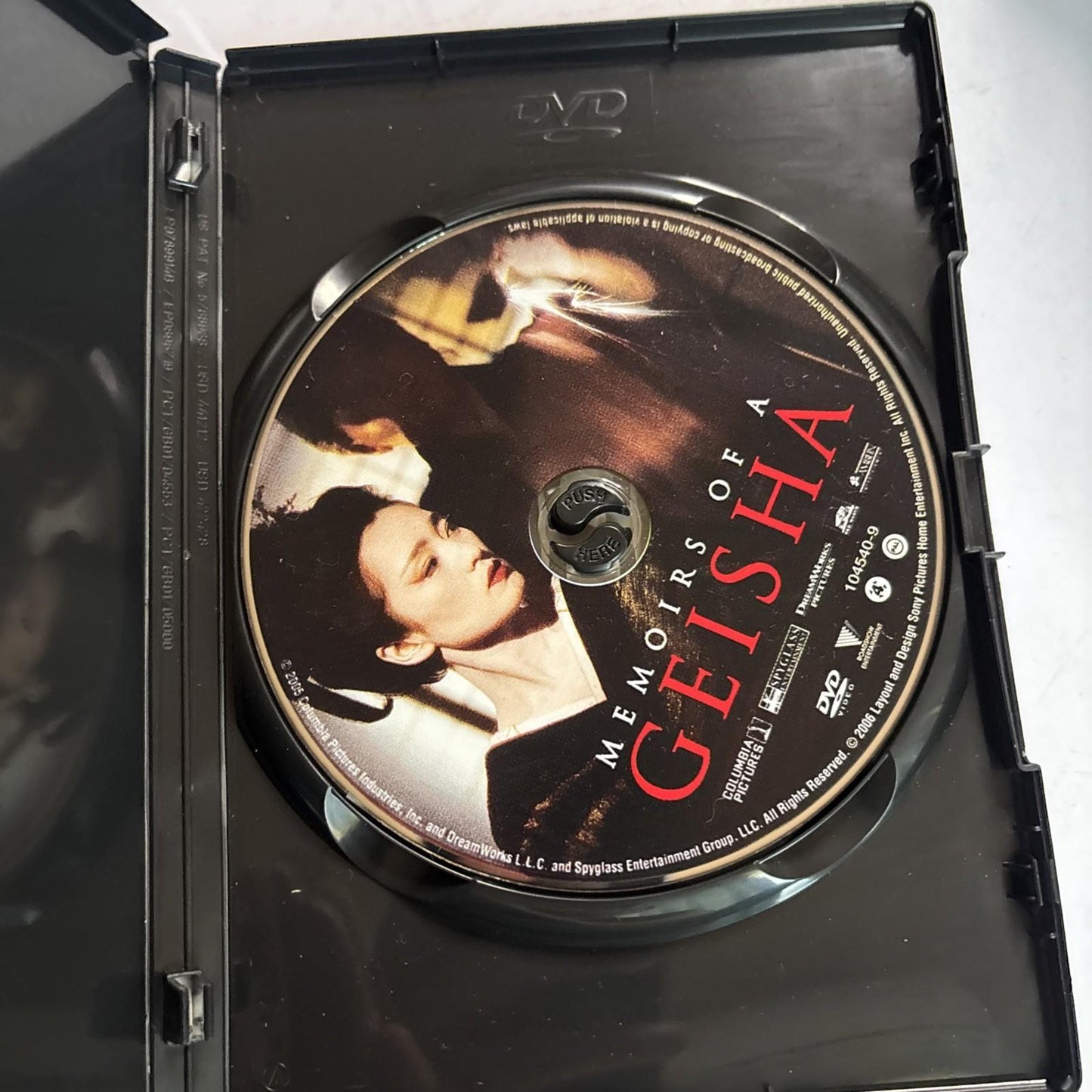 Memoirs of a Geisha (DVD, 2005) Ziyi Zhang Region 4