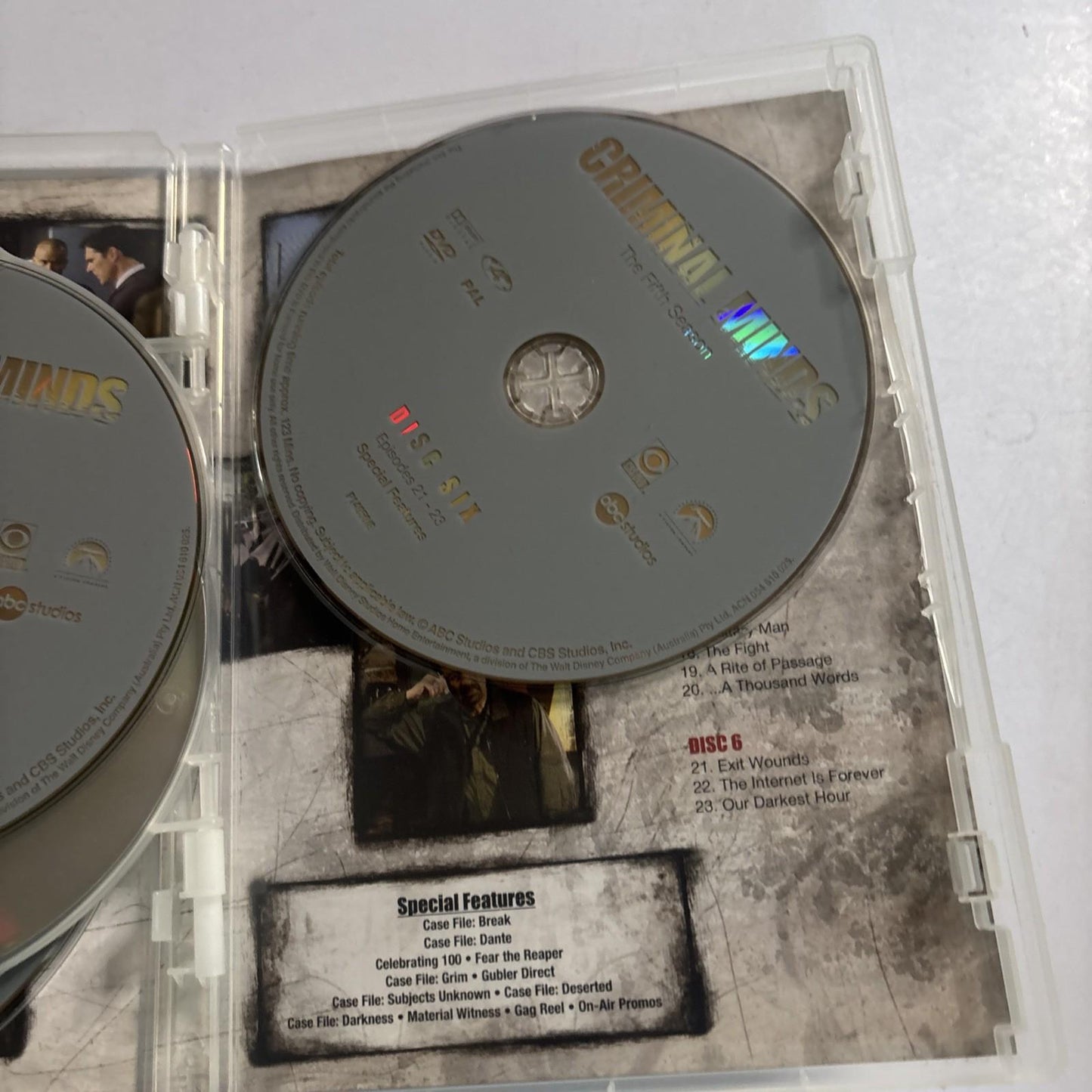 Criminal Minds : Season 5 (DVD, 2009) Region 4