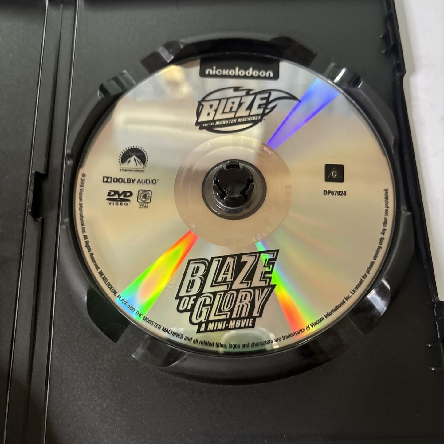 Blaze & the Monster Machines - Blaze of Glory A Mini-Movie (DVD, 2014) Region 4