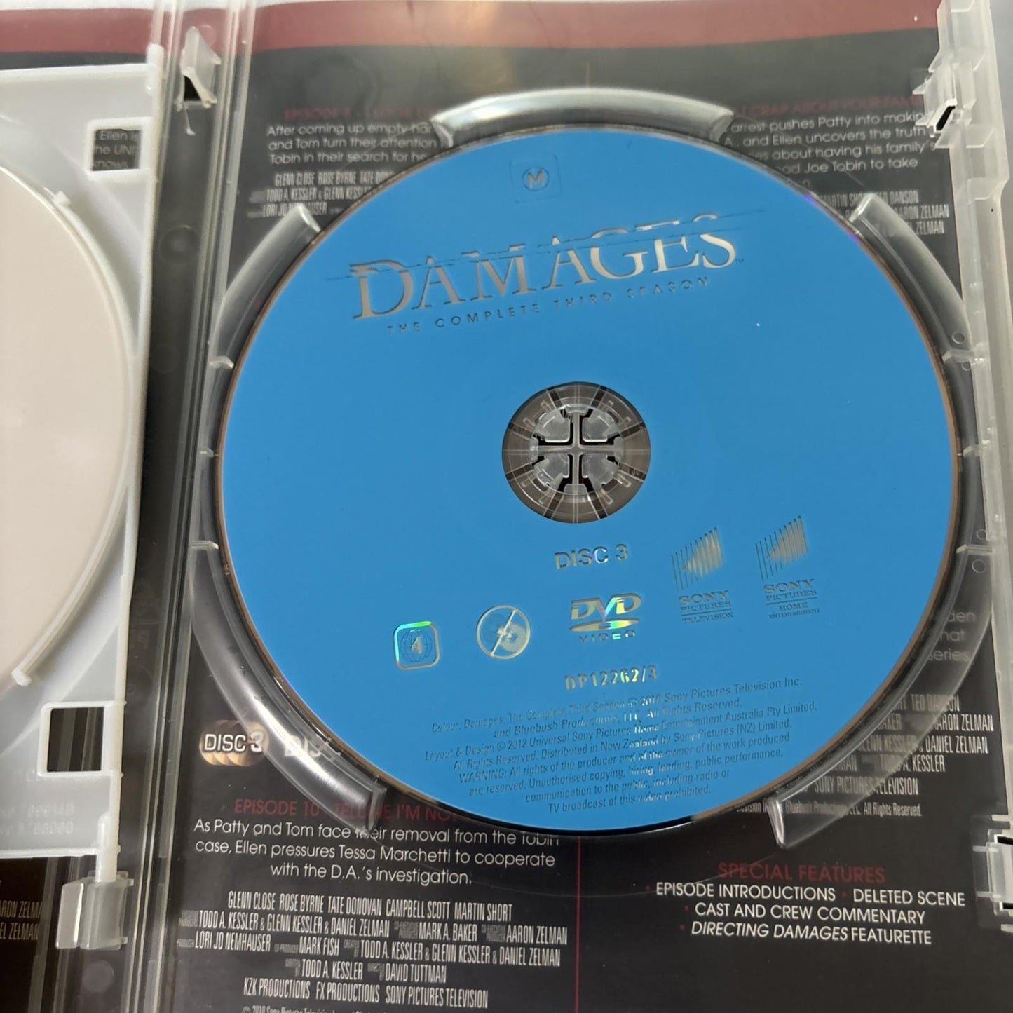 Damages : Season 3 (DVD, 2009) Region 4