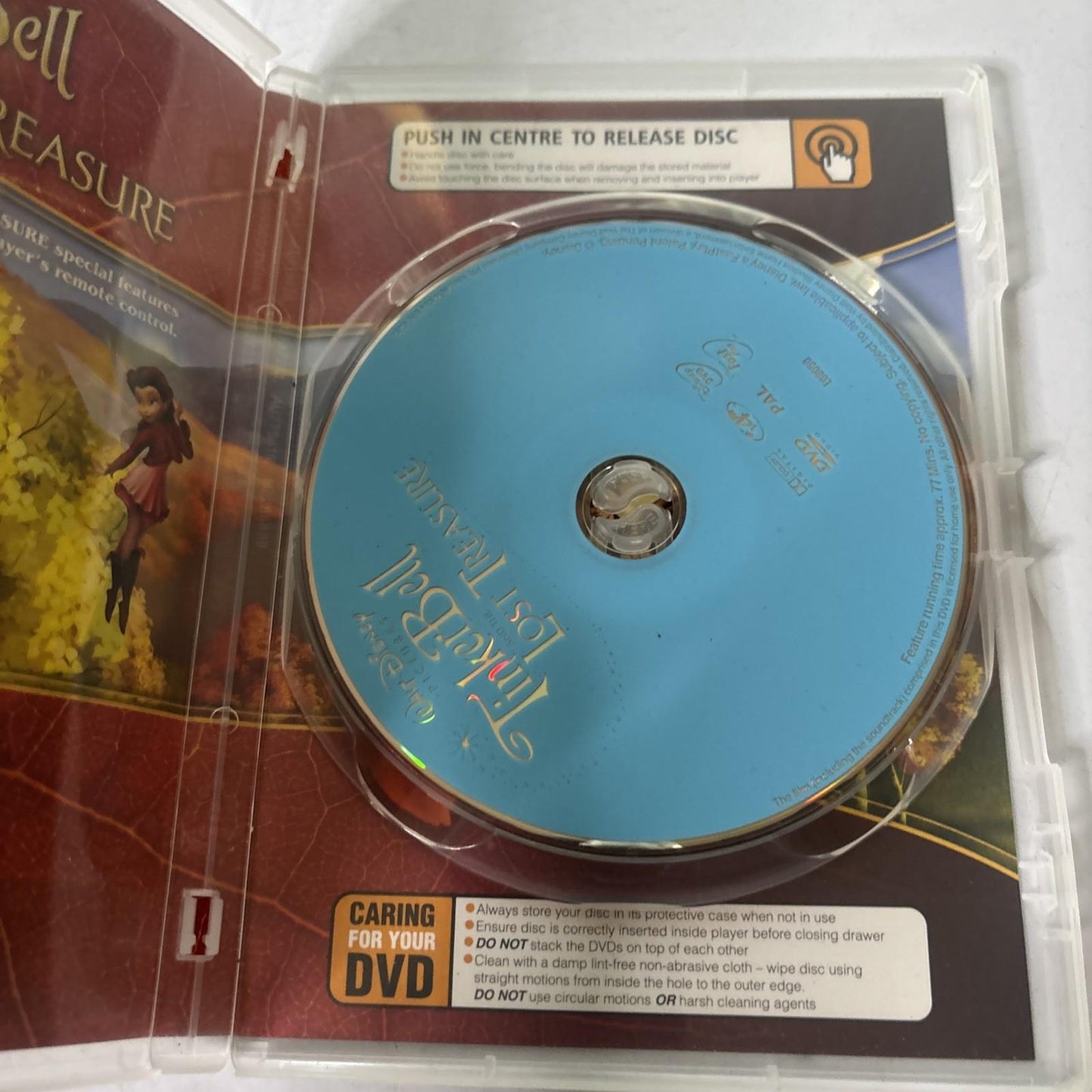 Tinker Bell and the Lost Treasure (DVD, 2009) Disney Region 4