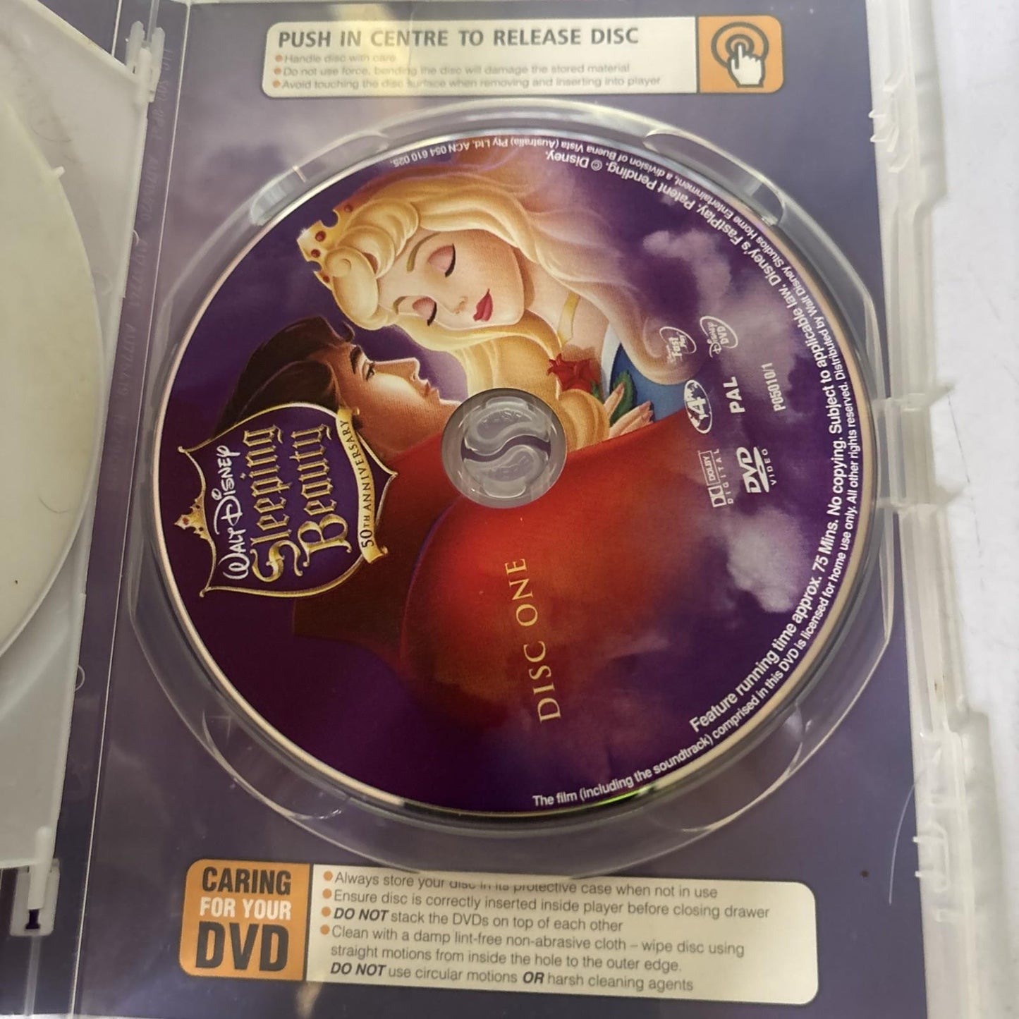 Sleeping Beauty - Platinum Edition (DVD, 1959) Disney Region 4