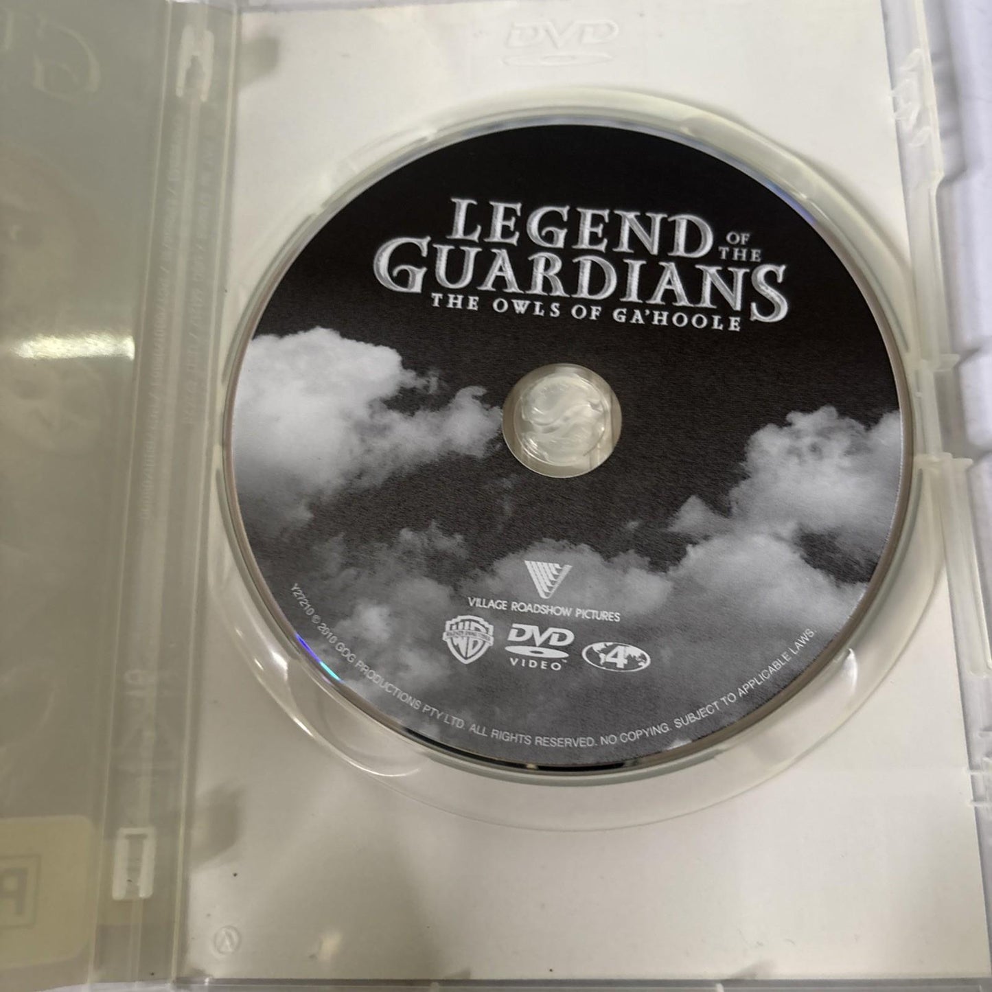 Legend of the Guardians - The Owls of Ga'hoole (DVD, 2010) Region 4