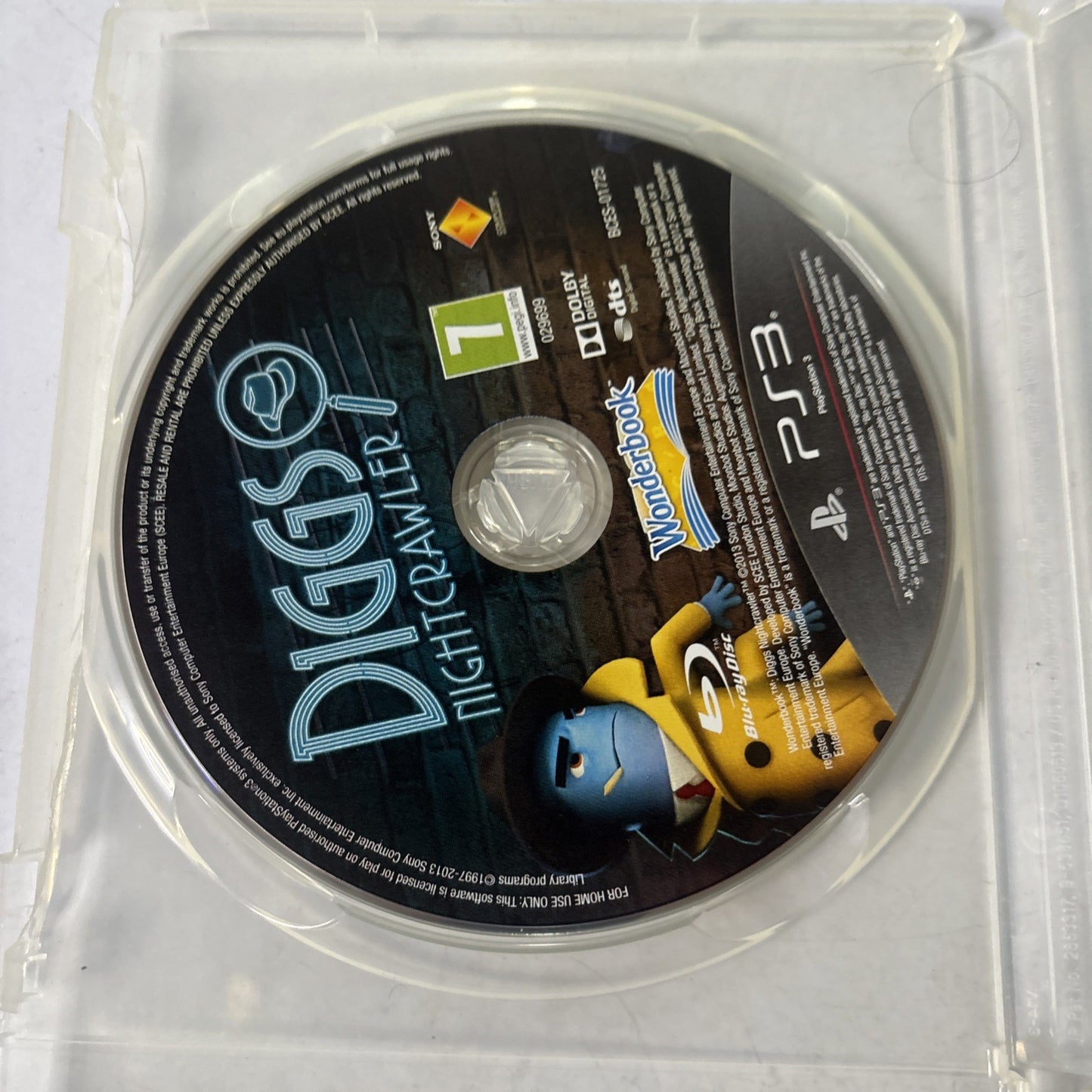 Diggs Nightcrawler Sony Playstation 3 PS3 *Disc Only*