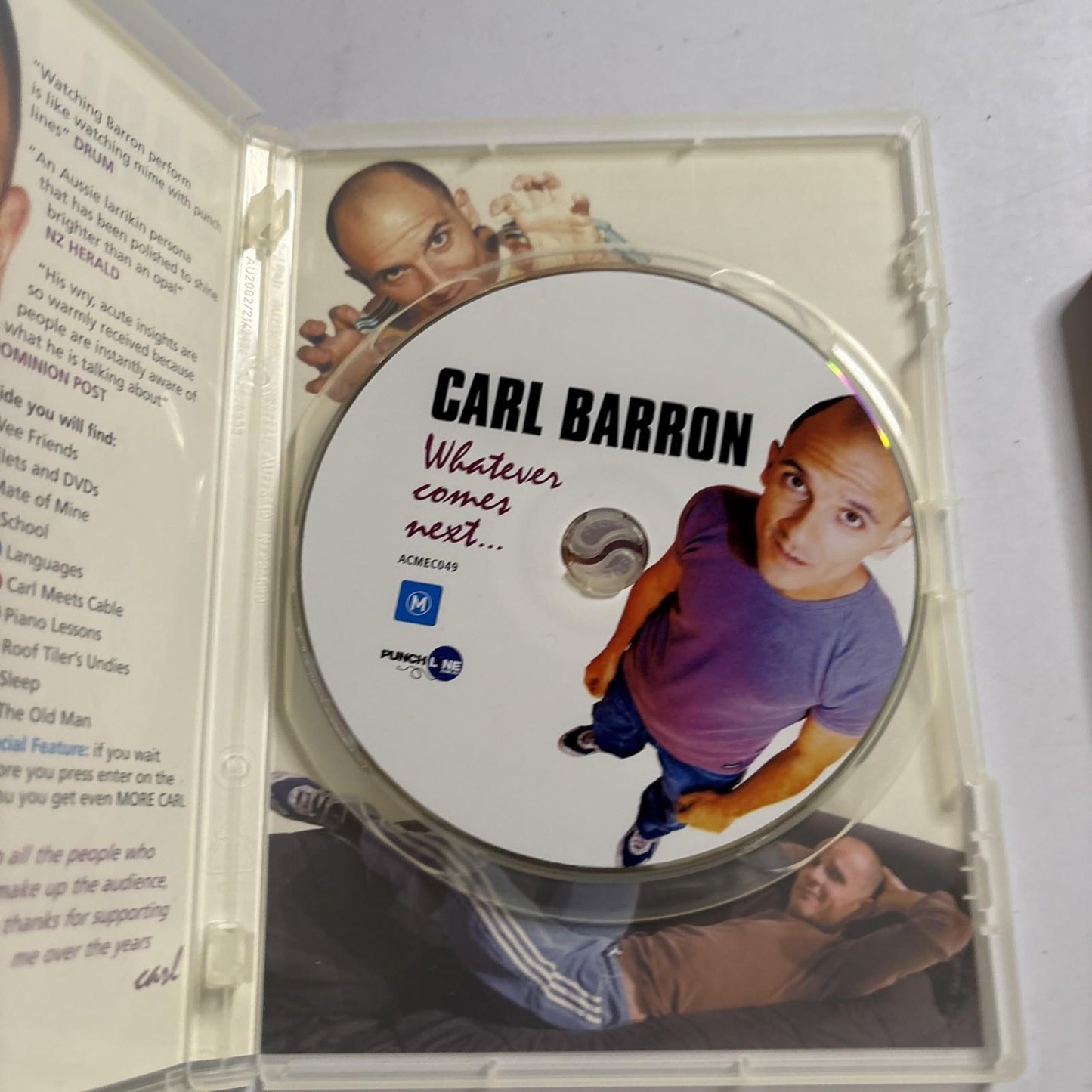 Carl Barron - Live / Whatever Comes Next (DVD, 2003) All Regions