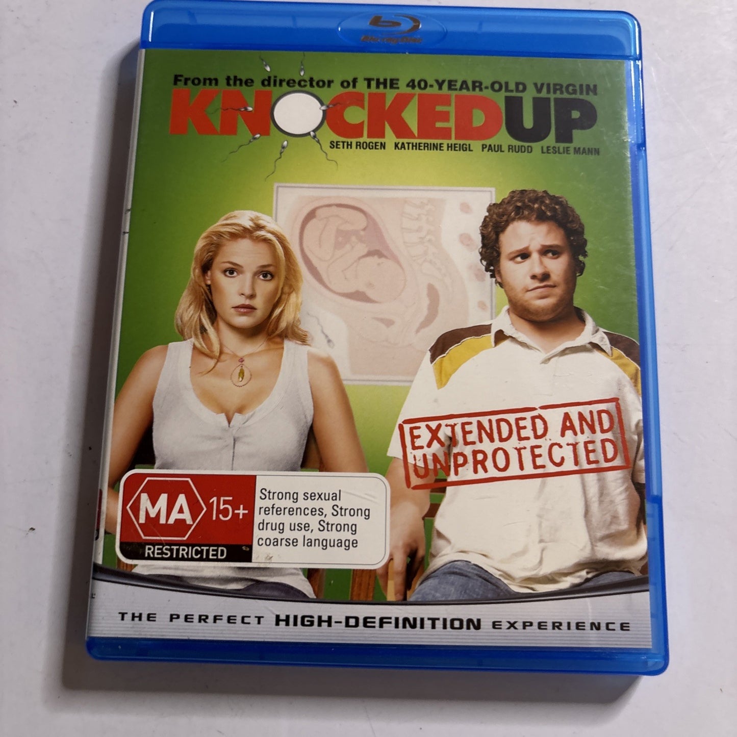 Knocked Up (Blu-ray, 2007) Seth Rogen Region B
